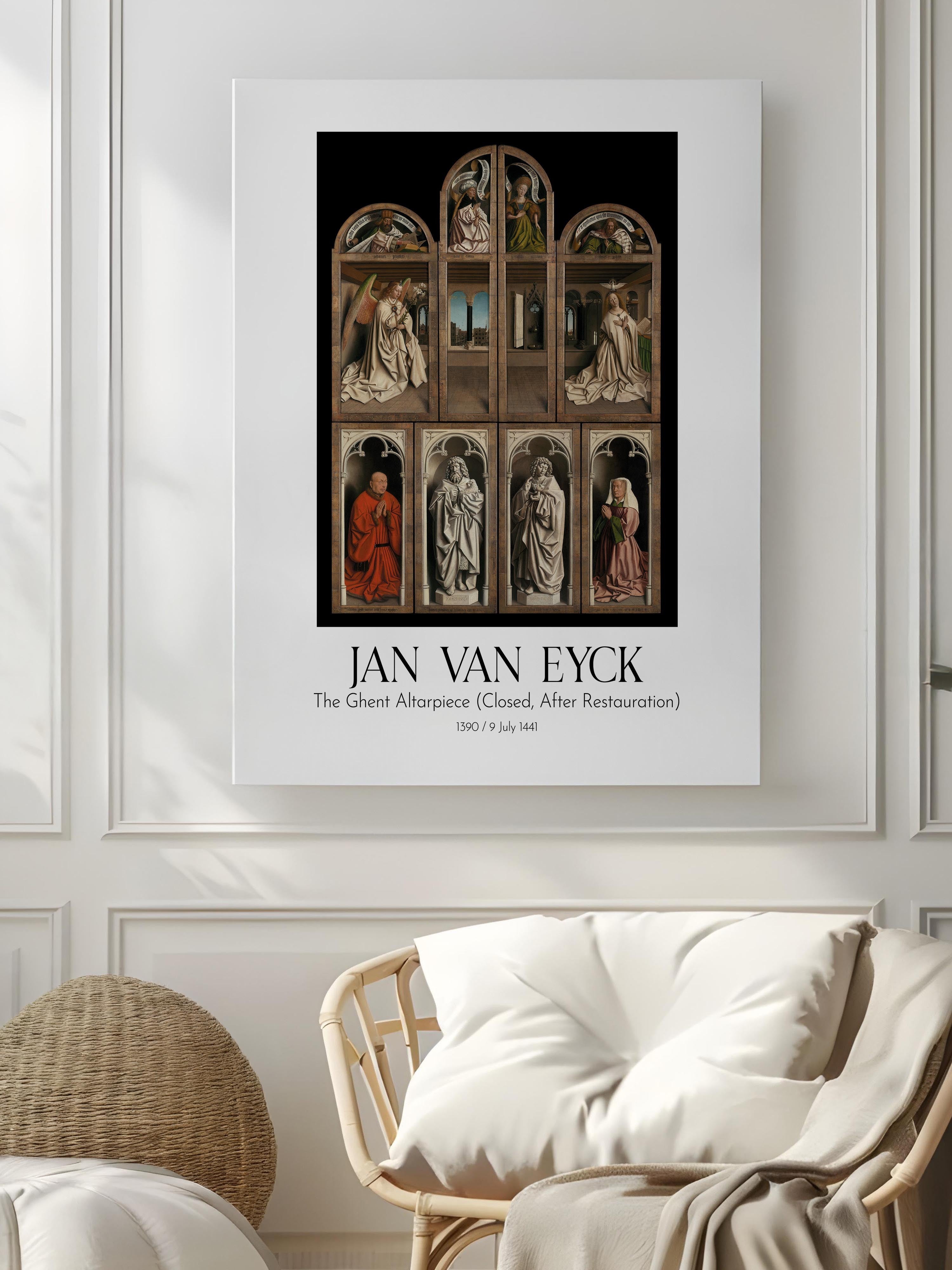 Jan Van Eyck, Kanvas Tablo, Sanat Serisi NO:112158