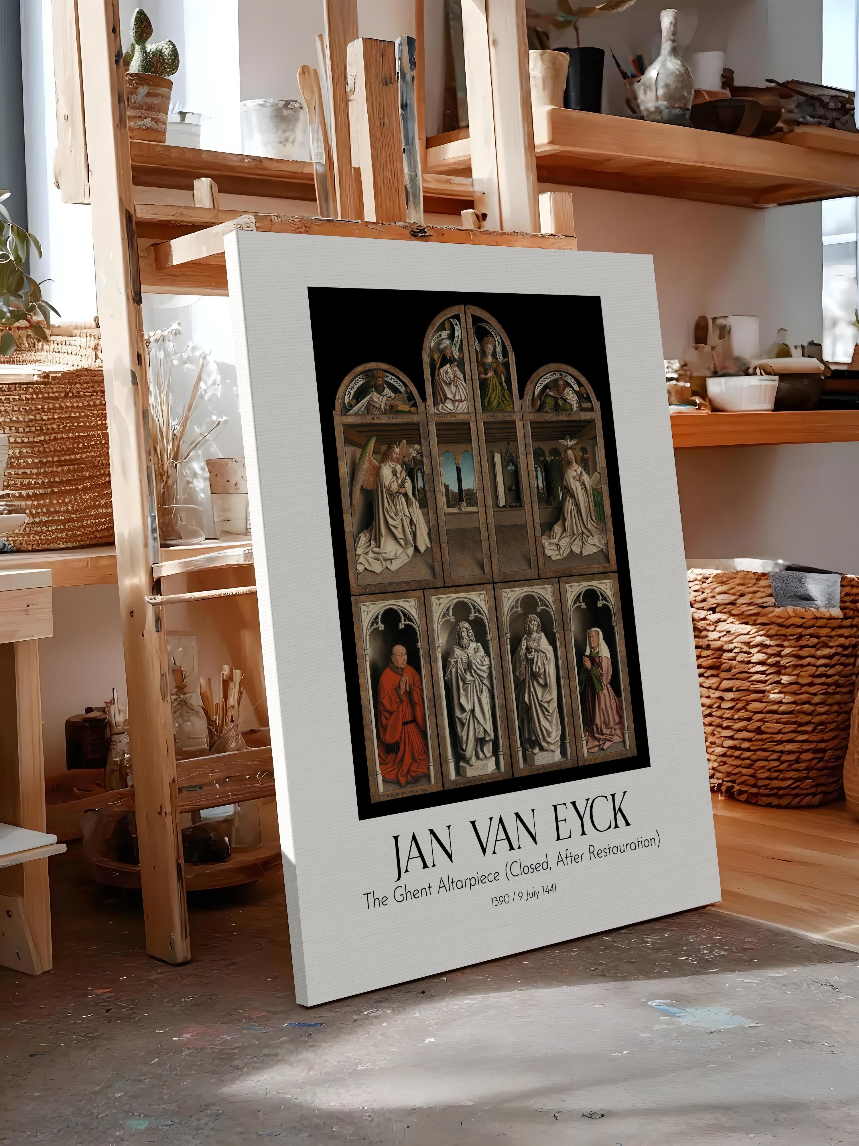 Jan Van Eyck, Kanvas Tablo, Sanat Serisi NO:112158