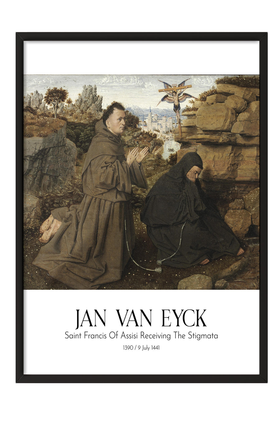 Jan Van Eyck, Siyah Çerçeveli Tablo, Sanat Serisi NO:112149