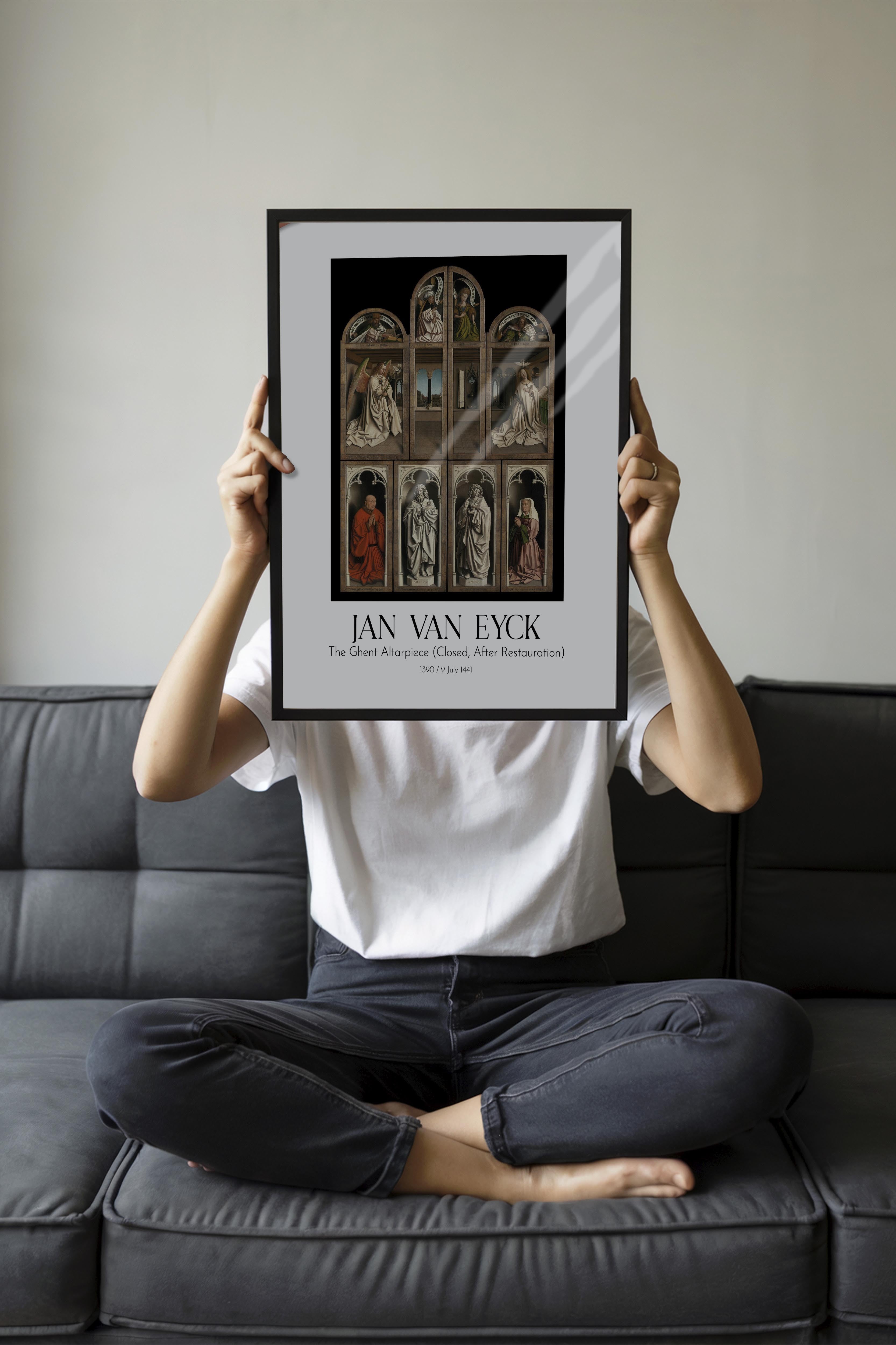 Jan Van Eyck, Siyah Çerçeveli Tablo, Sanat Serisi NO:112158