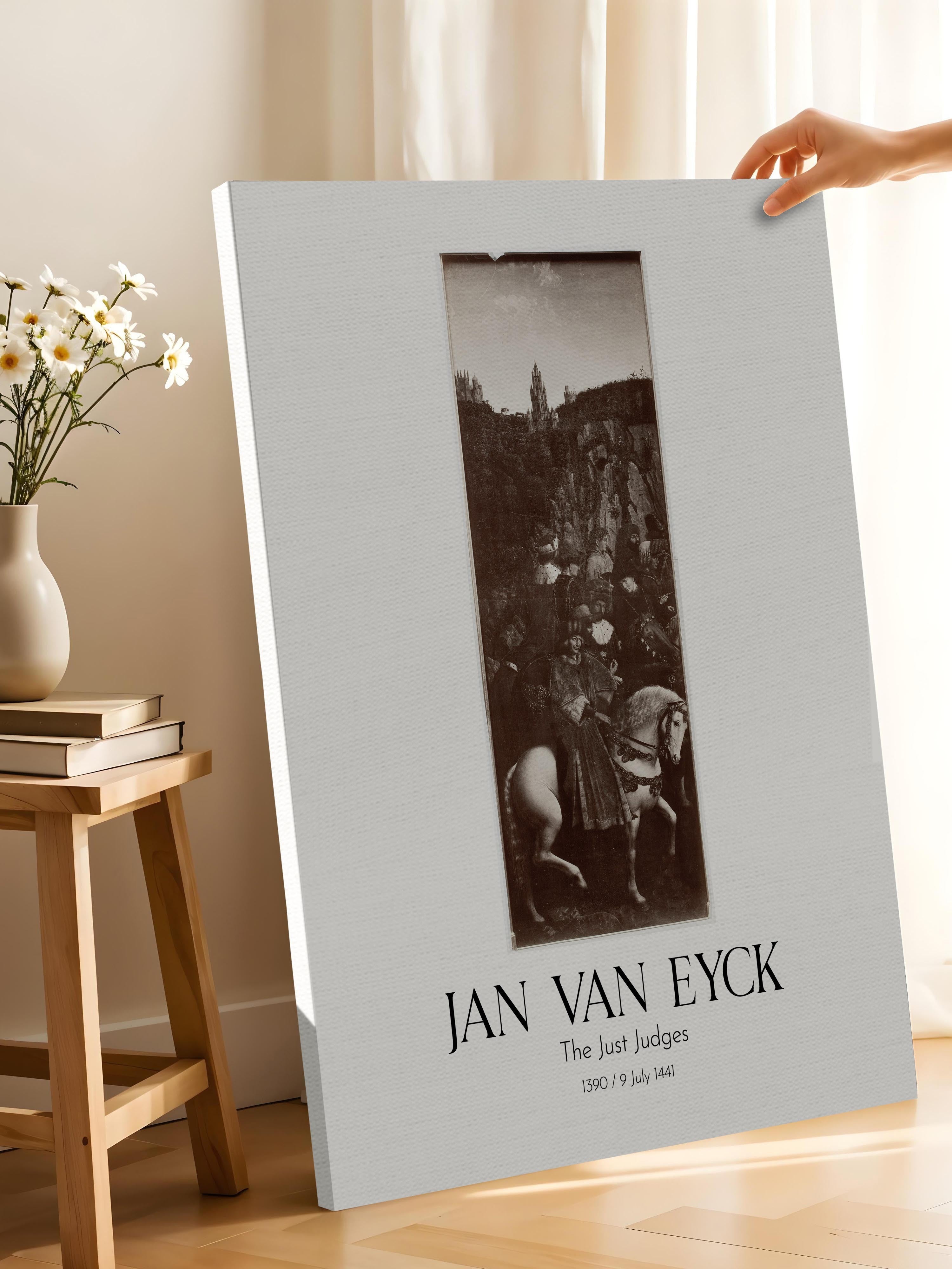 Jan Van Eyck - The Just Judges, Kanvas Tablo, Sanat Serisi NO:112129