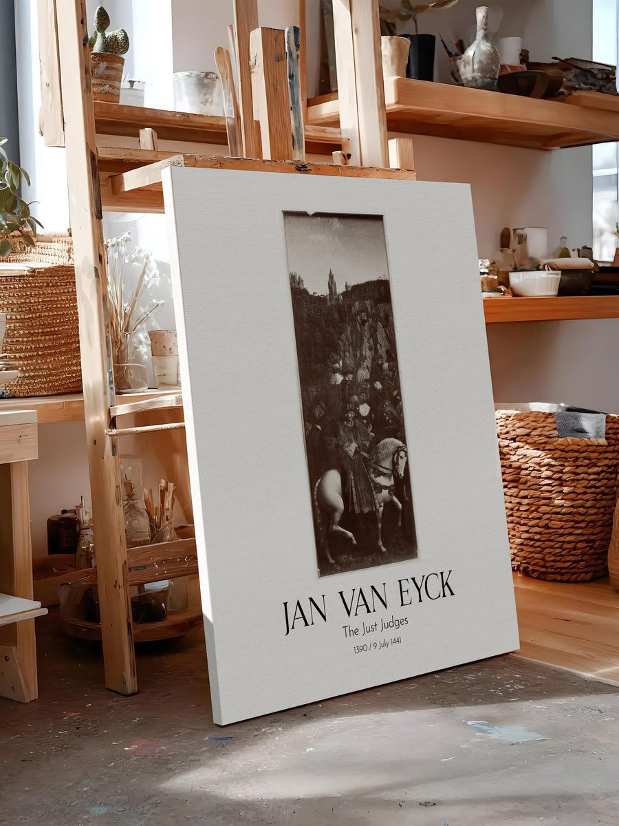 Jan Van Eyck - The Just Judges, Kanvas Tablo, Sanat Serisi NO:112129