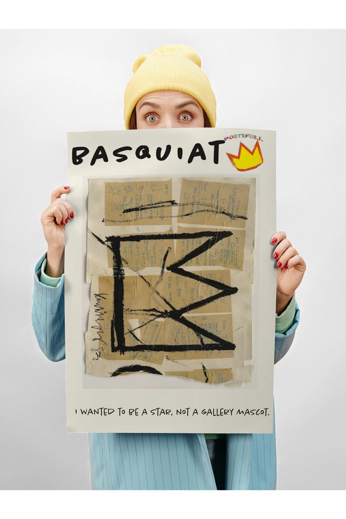 Jean-michel Basquiat Duvar Posteri, Modern Sanat, Sanat Serisi Poster - Kalın Kağıt - Çerçevesiz