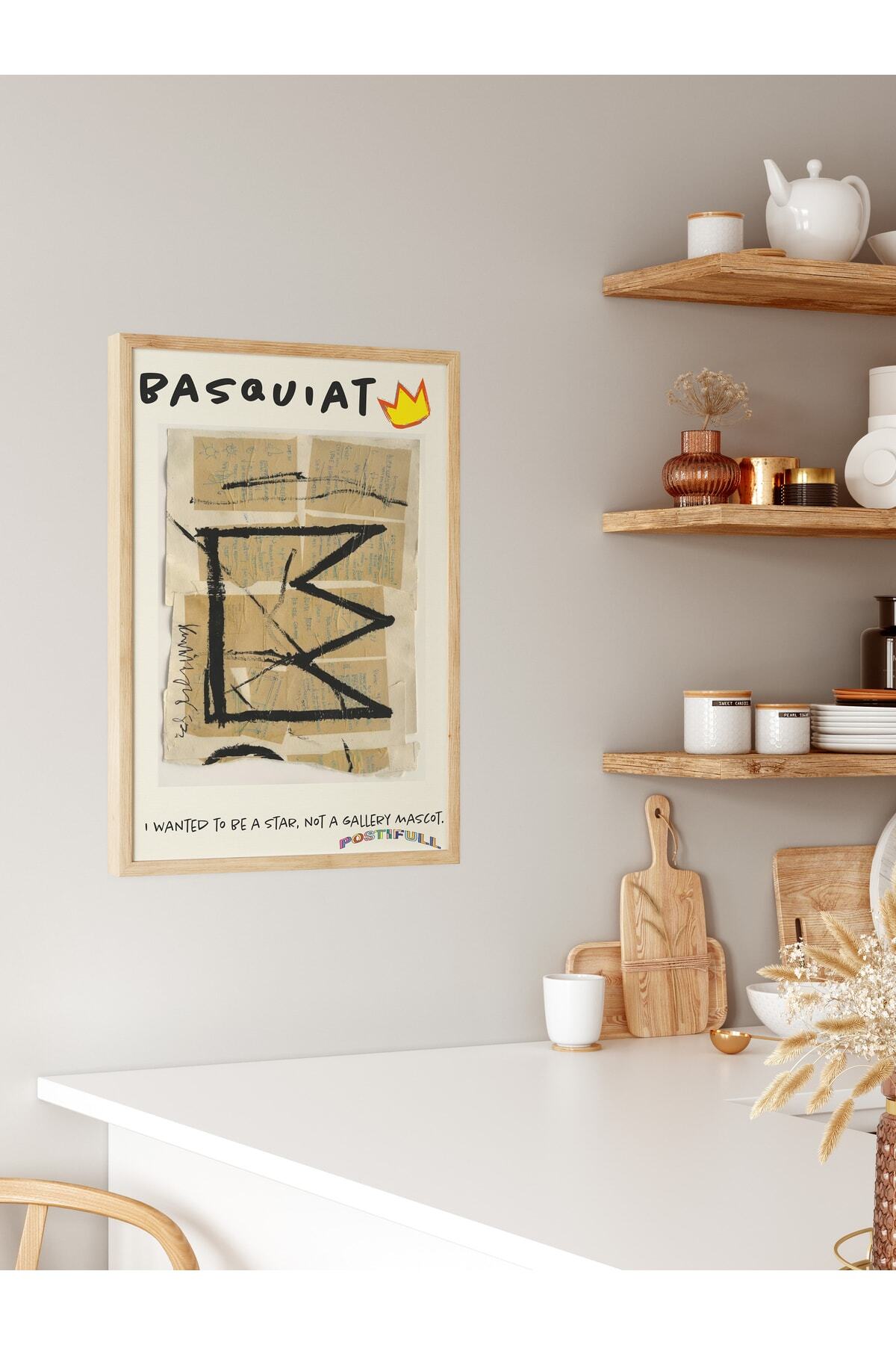 Jean-michel Basquiat Duvar Posteri, Modern Sanat, Sanat Serisi Poster - Kalın Kağıt - Çerçevesiz