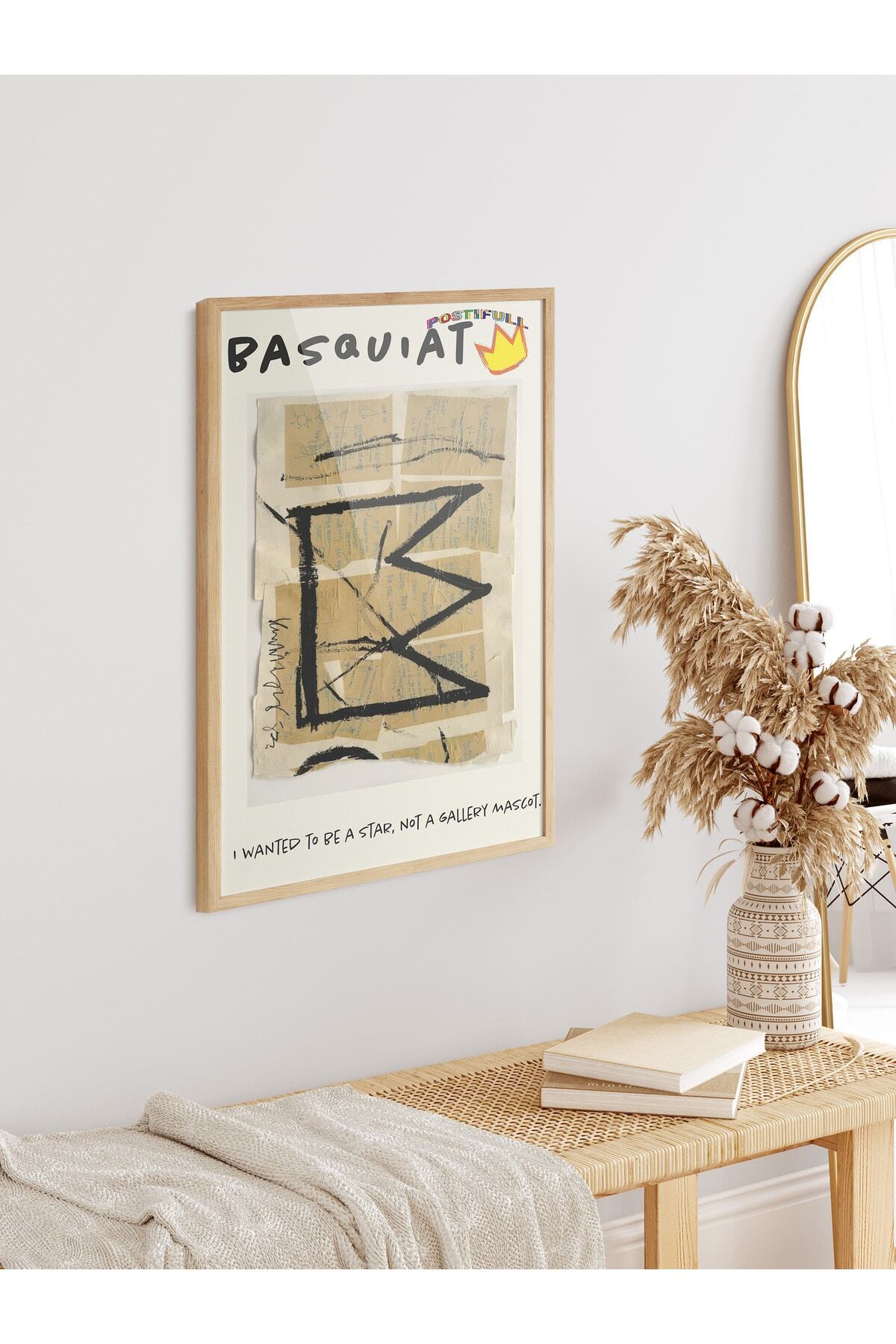 Jean-michel Basquiat Duvar Posteri, Modern Sanat, Sanat Serisi Poster - Kalın Kağıt - Çerçevesiz