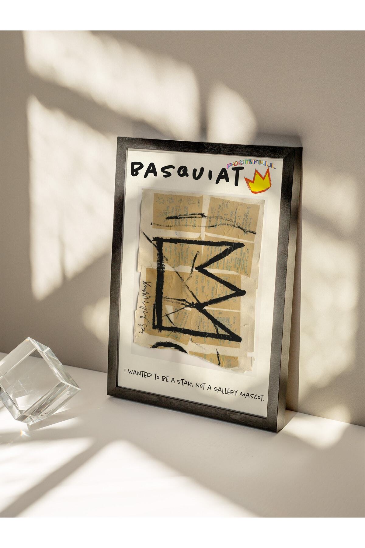 Jean-michel Basquiat Duvar Posteri, Modern Sanat, Sanat Serisi Poster - Kalın Kağıt - Çerçevesiz