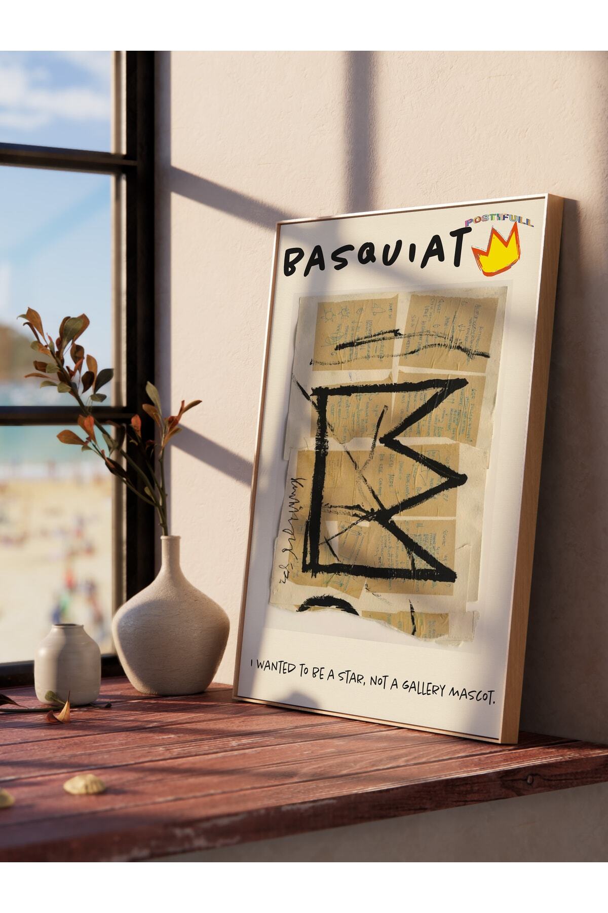 Jean-michel Basquiat Duvar Posteri, Modern Sanat, Sanat Serisi Poster - Kalın Kağıt - Çerçevesiz