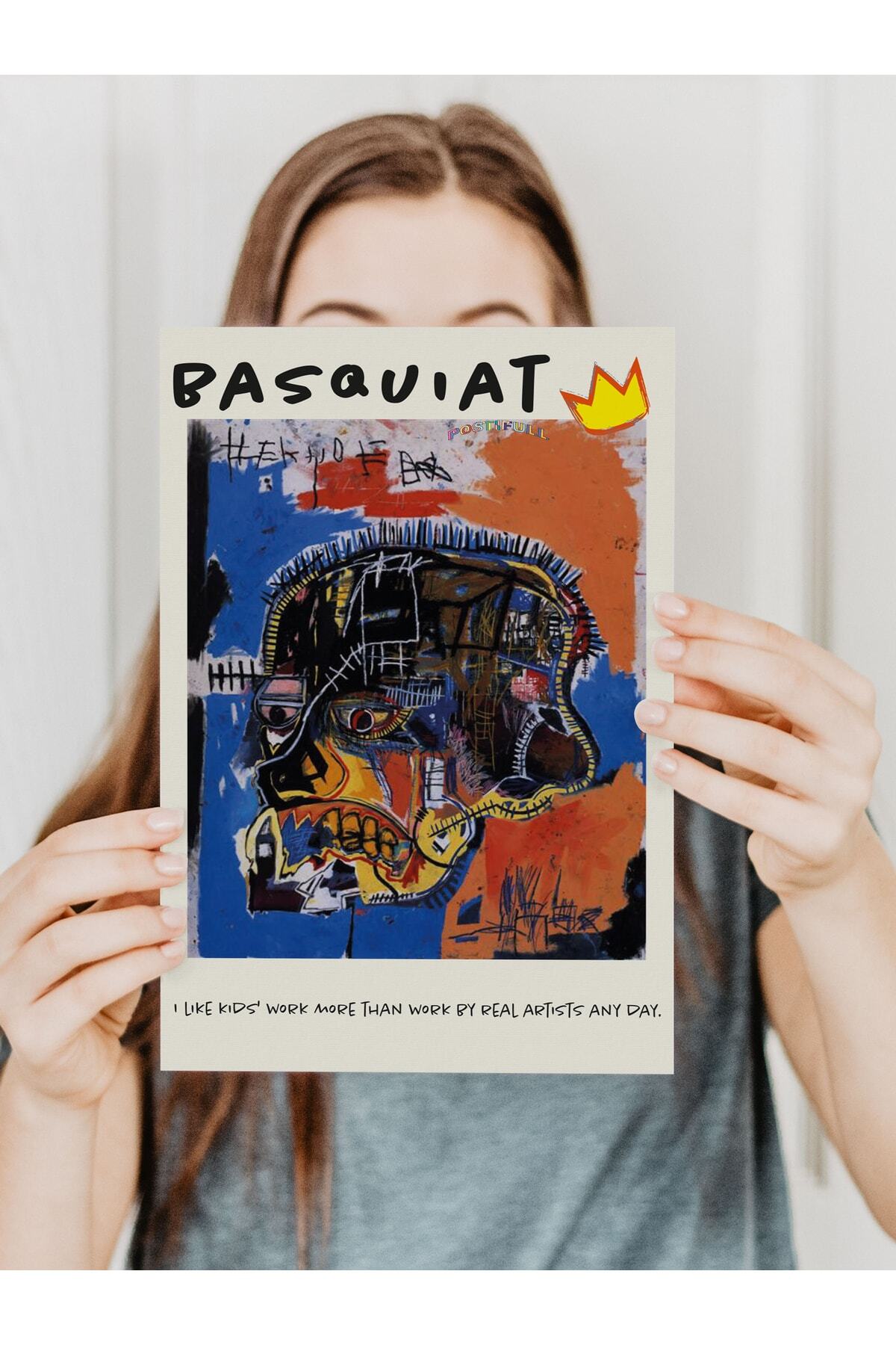 Jean-michel Duvar Posteri, Modern Sanat, Sanat Serisi Poster - Kalın Kağıt - Çerçevesiz