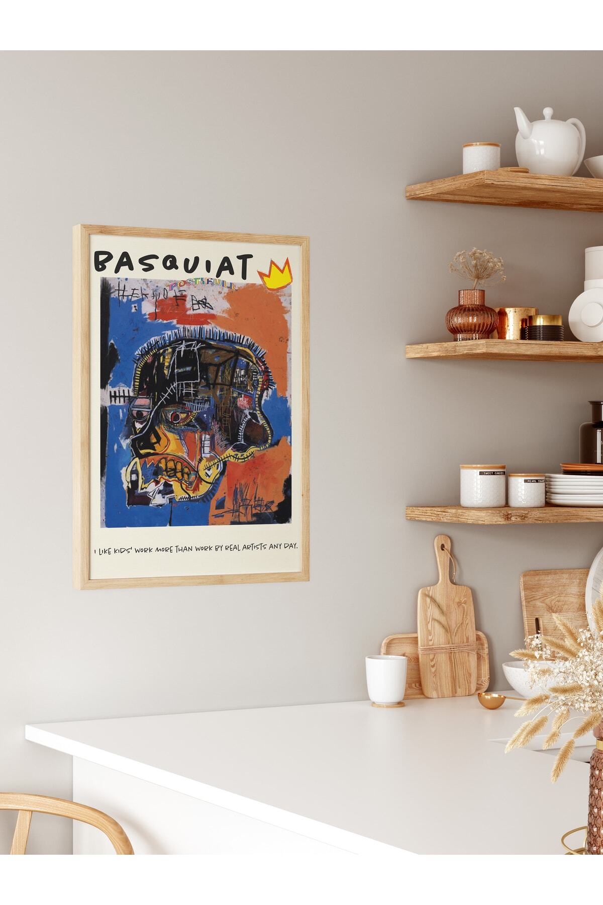 Jean-michel Duvar Posteri, Modern Sanat, Sanat Serisi Poster - Kalın Kağıt - Çerçevesiz