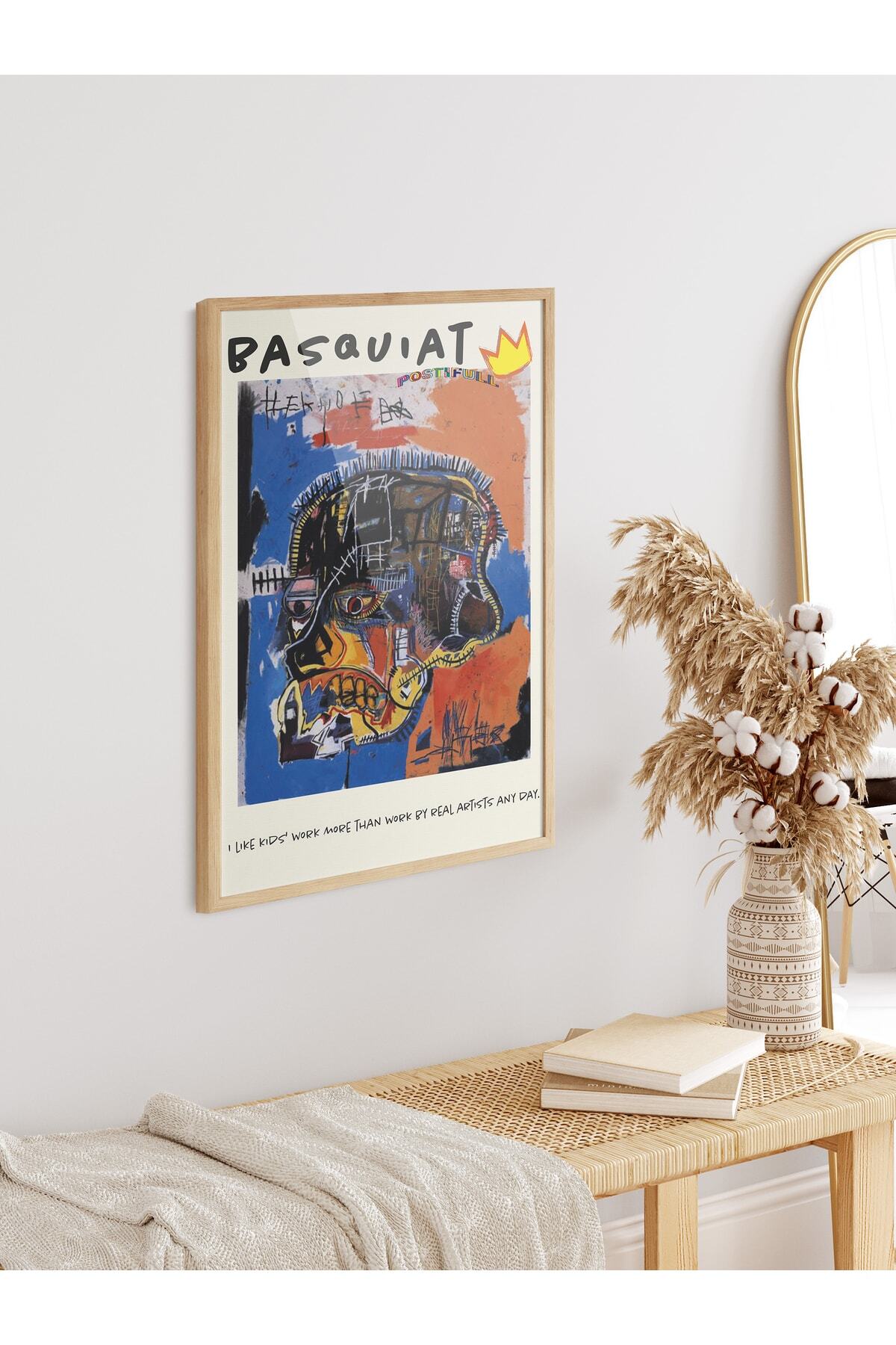 Jean-michel Duvar Posteri, Modern Sanat, Sanat Serisi Poster - Kalın Kağıt - Çerçevesiz