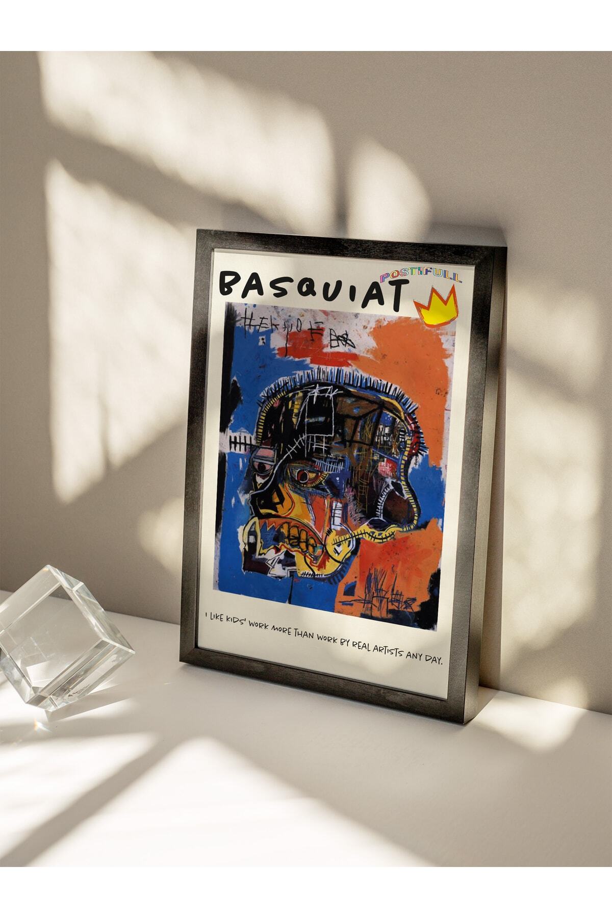 Jean-michel Duvar Posteri, Modern Sanat, Sanat Serisi Poster - Kalın Kağıt - Çerçevesiz