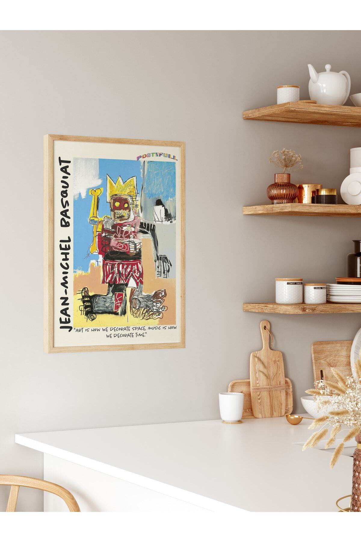 Jean-michel Duvar Posteri, Modern Sanat, Sanat Serisi Poster - Kalın Kağıt - Çerçevesiz