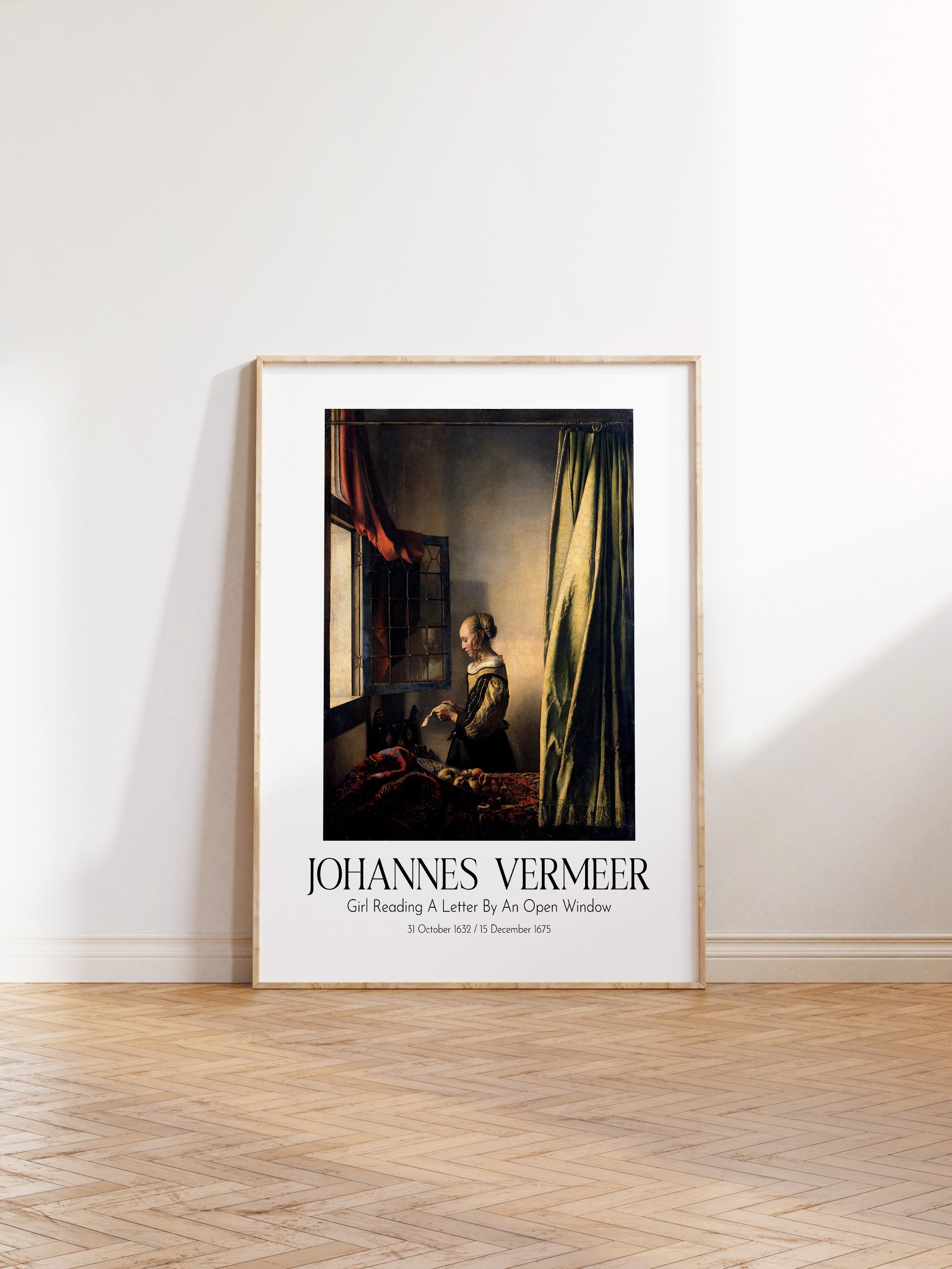 Johannes Vermeer, Ahşap Çerçeveli Tablo, Sanat Serisi NO:110349