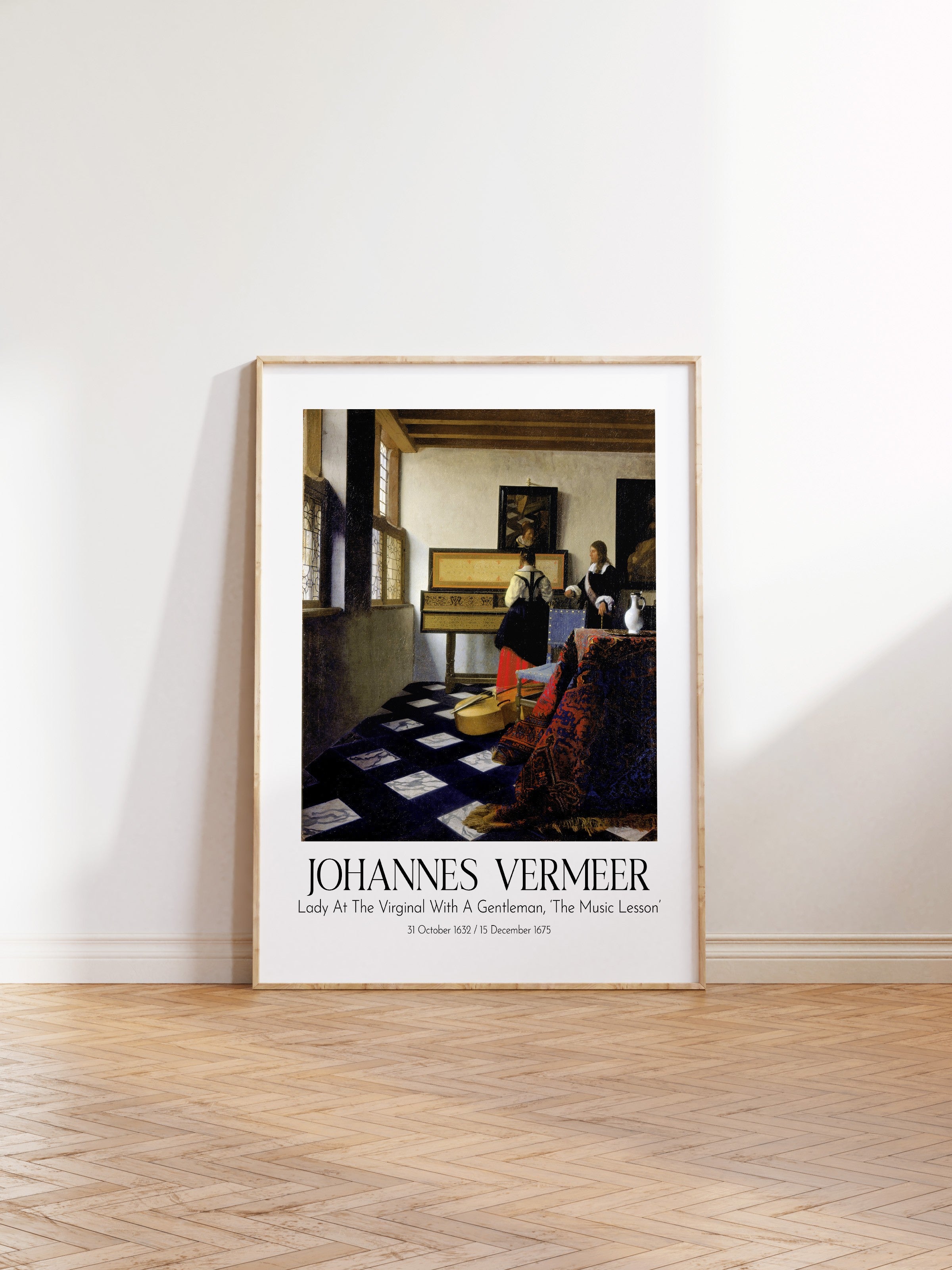 Johannes Vermeer, Ahşap Çerçeveli Tablo, Sanat Serisi NO:110351