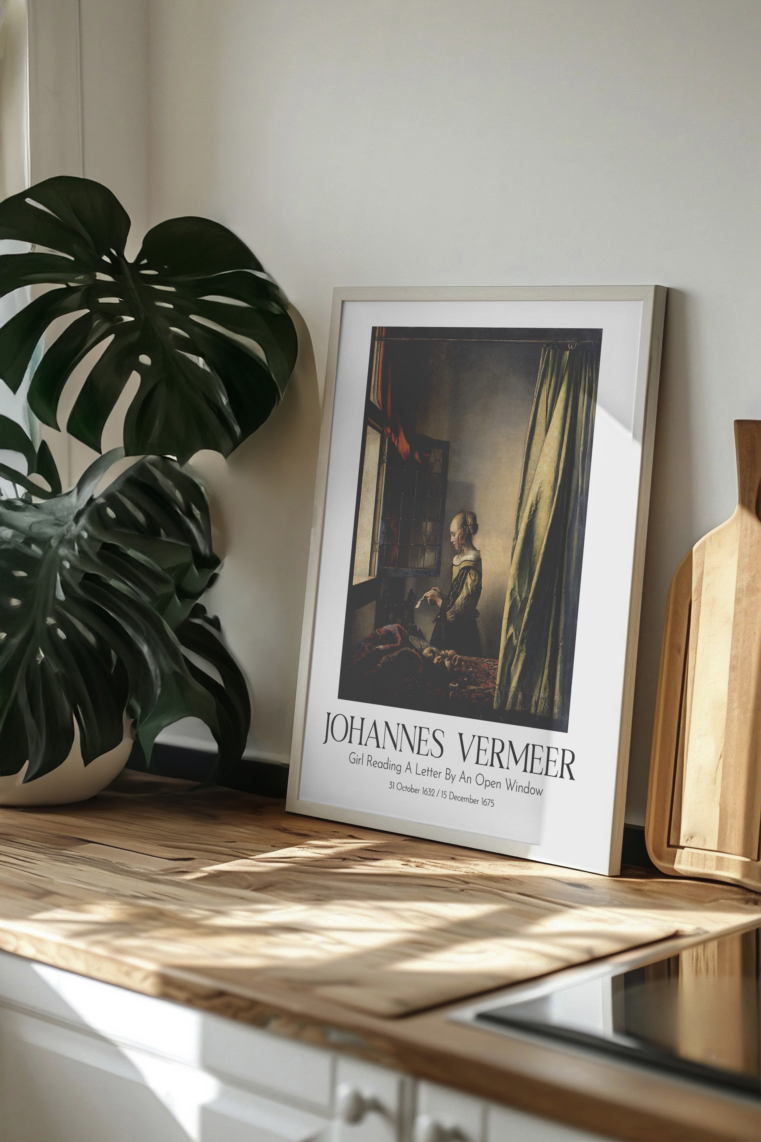 Johannes Vermeer, Beyaz Çerçeveli Tablo, Sanat Serisi NO:110349