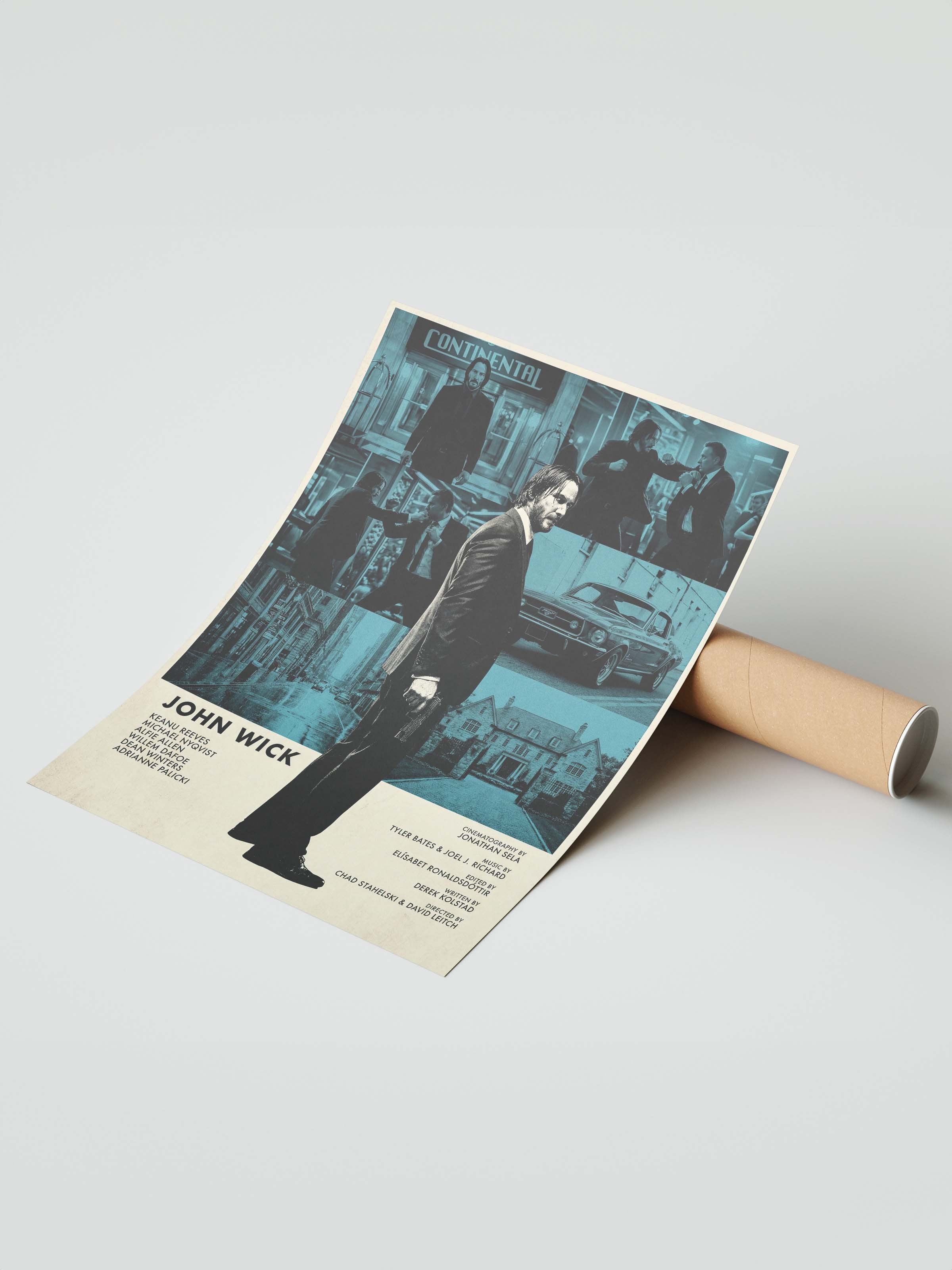 John Wick Posteri, Sinema ve Dizi Tablo Posterleri, Film Dizi Afişleri NO:112834