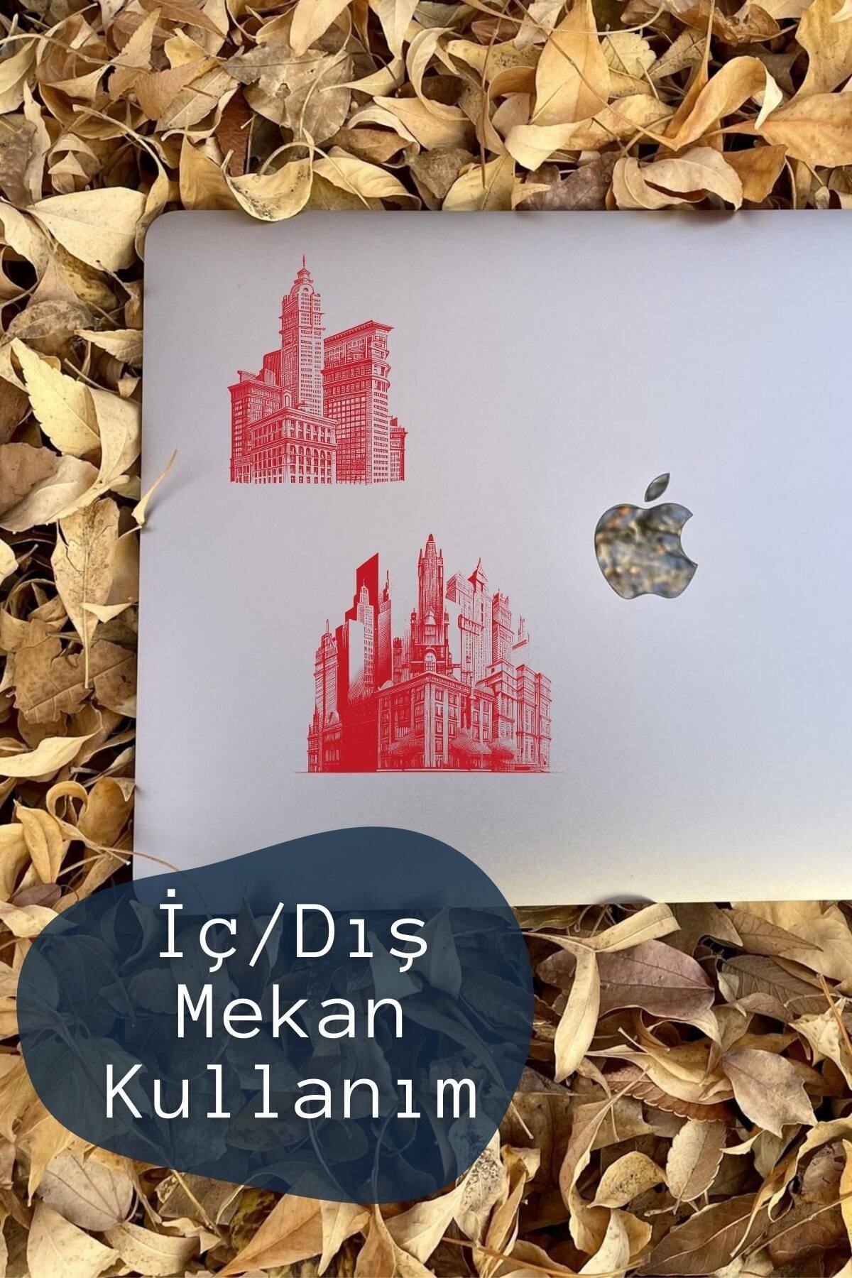 Kırmızı Temalı Sticker Seti - 13 Adet Etiket Seti- Telefon, Tablet, Defter Laptop Uyumlu Etiket