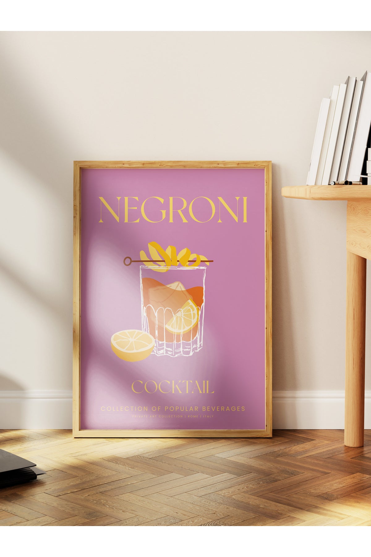 Kokteyl Temalı Duvar Posteri, Estetik Çerçevesiz Poster - Yatak Odası, Salon, Mutfak Duvar Dekoru