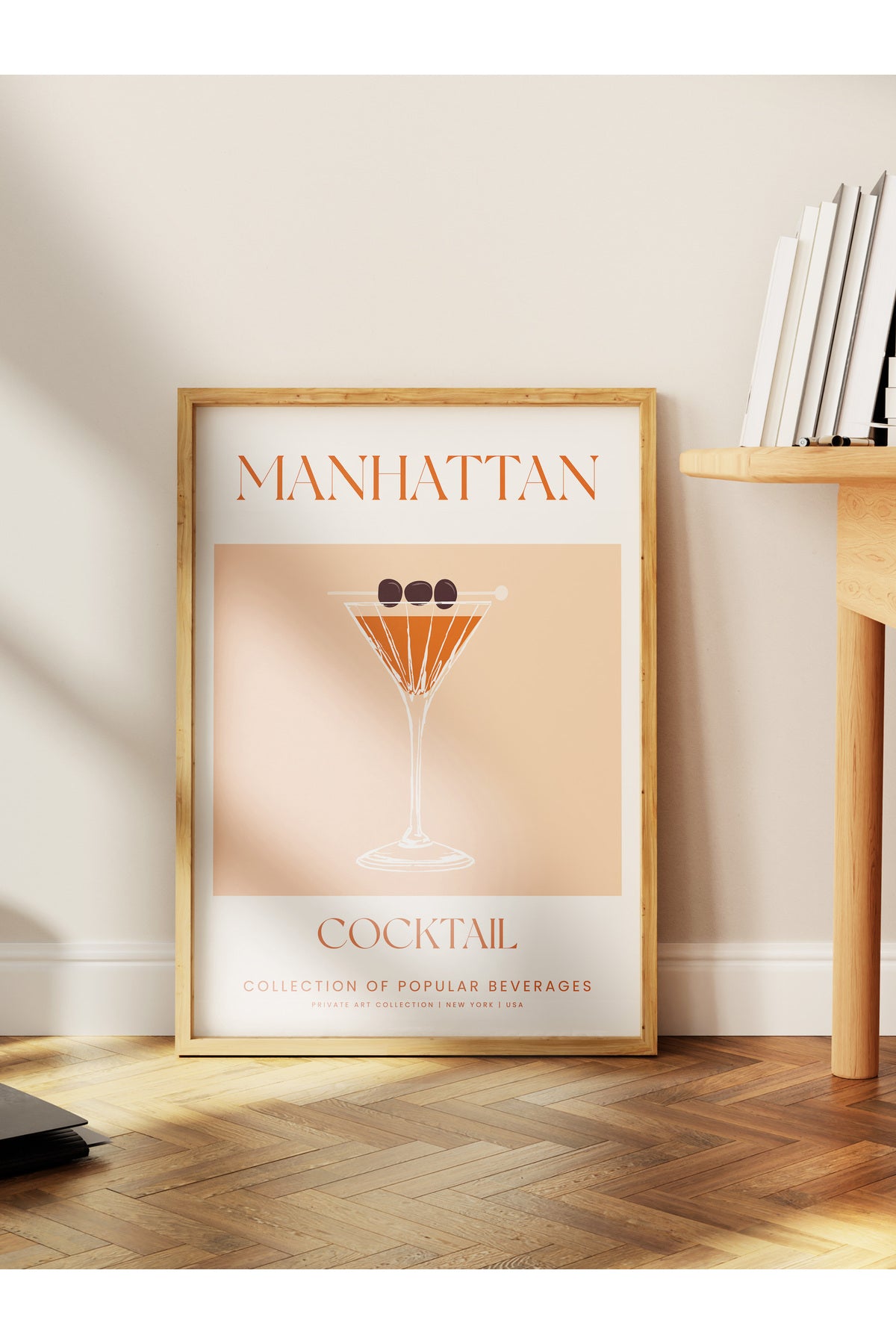 Kokteyl Temalı Duvar Posteri, Estetik Çerçevesiz Poster - Yatak Odası, Salon, Mutfak Duvar Dekoru