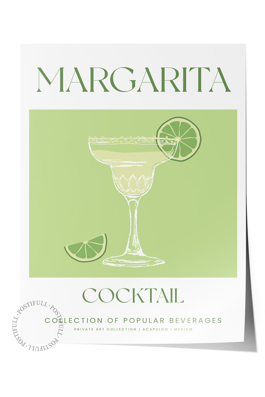 MARGARITA COCKTAIL Mutfak Temalı Çerçevesiz Poster