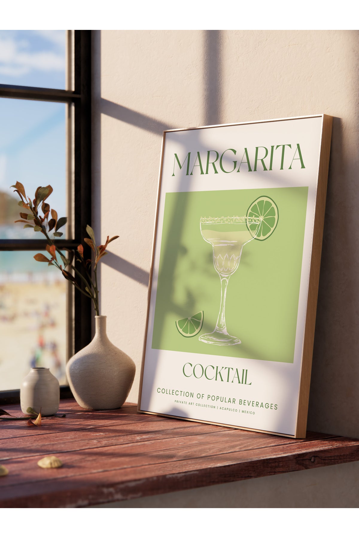 Kokteyl Temalı Duvar Posteri, Estetik Çerçevesiz Poster - Yatak Odası, Salon, Mutfak Duvar Dekoru