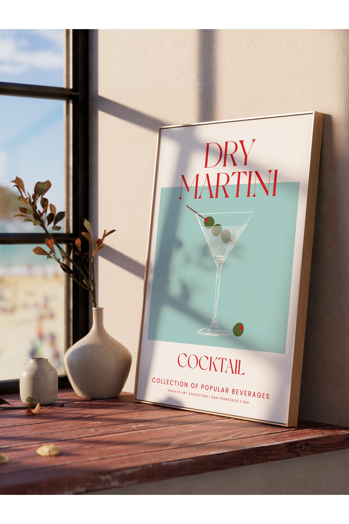Kokteyl Temalı Duvar Posteri, Estetik Çerçevesiz Poster - Yatak Odası, Salon, Mutfak Duvar Dekoru