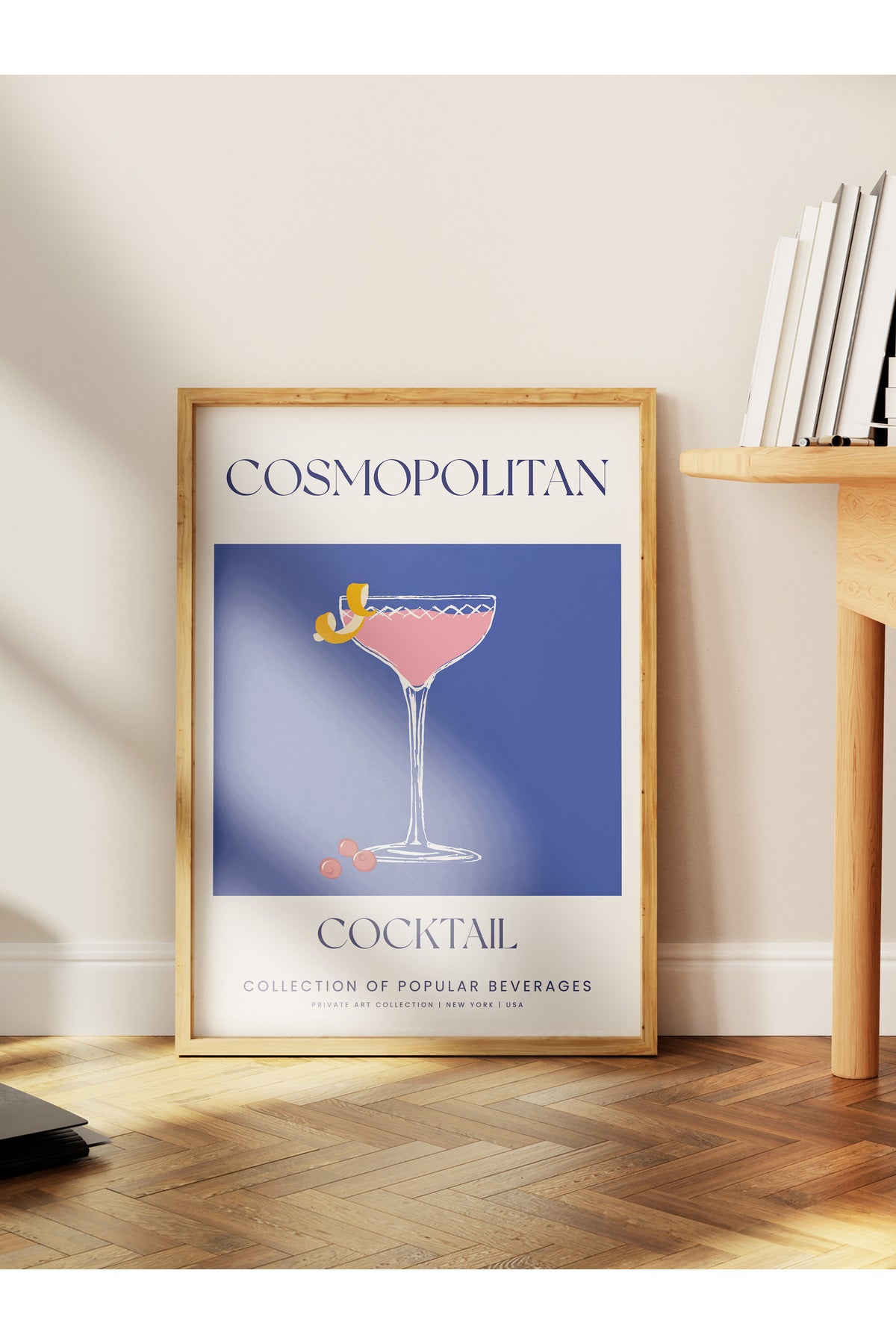Kokteyl Temalı Duvar Posteri, Estetik Çerçevesiz Poster - Yatak Odası, Salon, Mutfak Duvar Dekoru