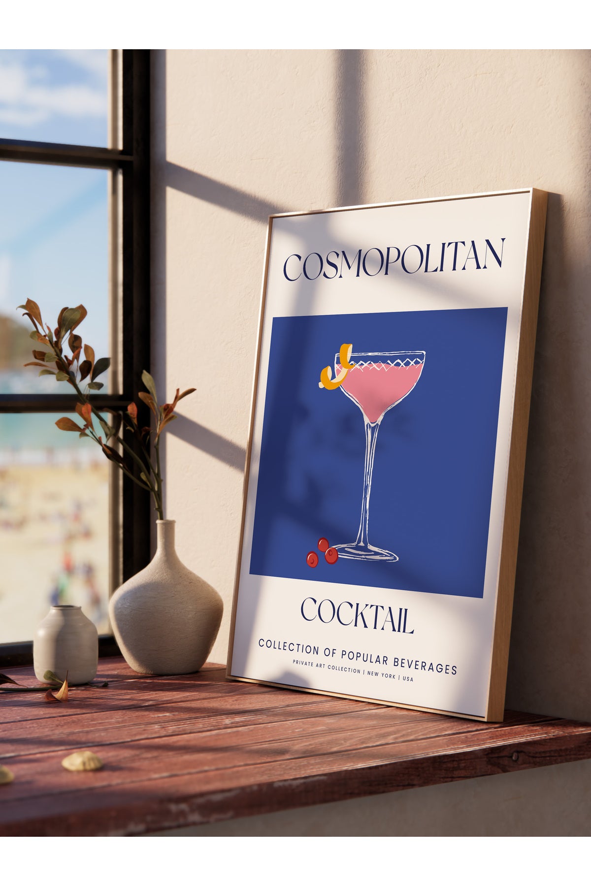Kokteyl Temalı Duvar Posteri, Estetik Çerçevesiz Poster - Yatak Odası, Salon, Mutfak Duvar Dekoru