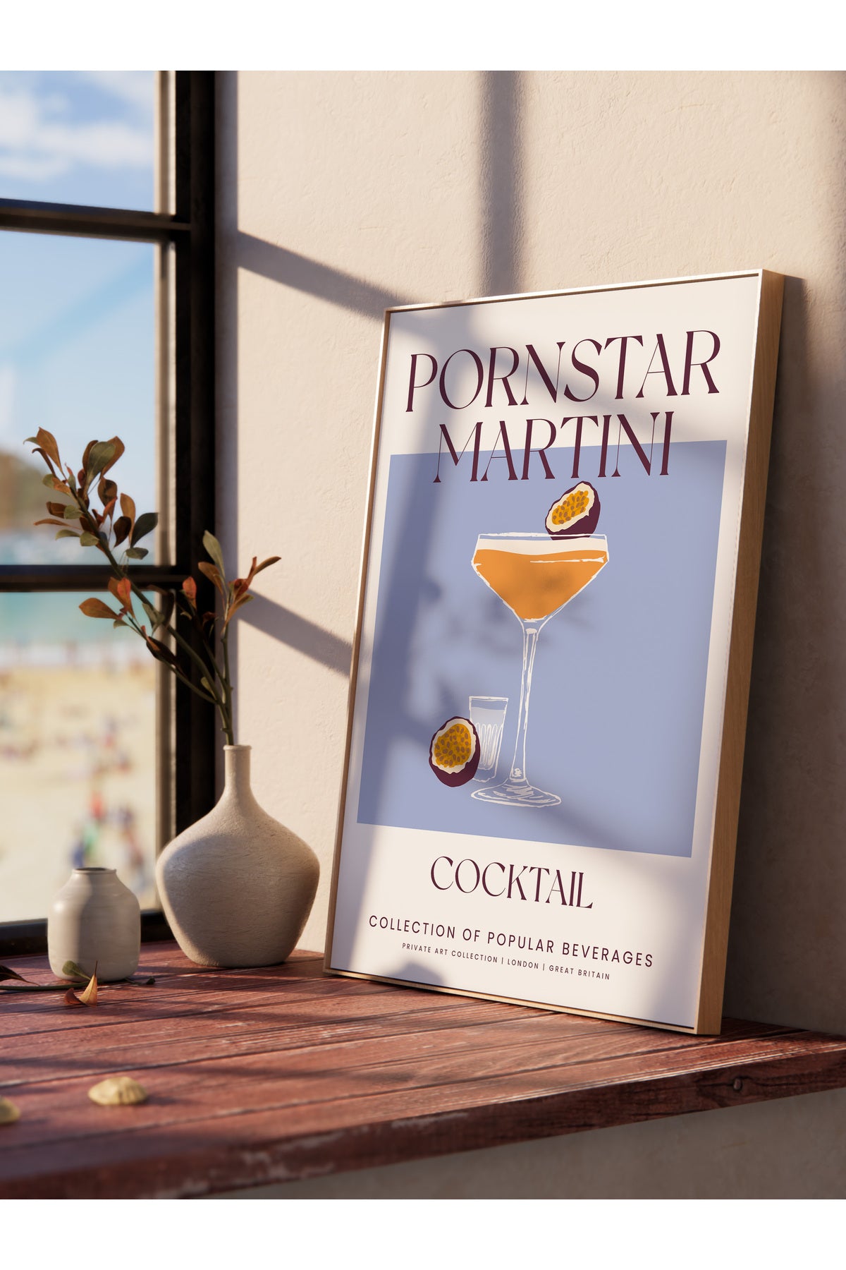Kokteyl Temalı Duvar Posteri, Estetik Çerçevesiz Poster - Yatak Odası, Salon, Mutfak Duvar Dekoru