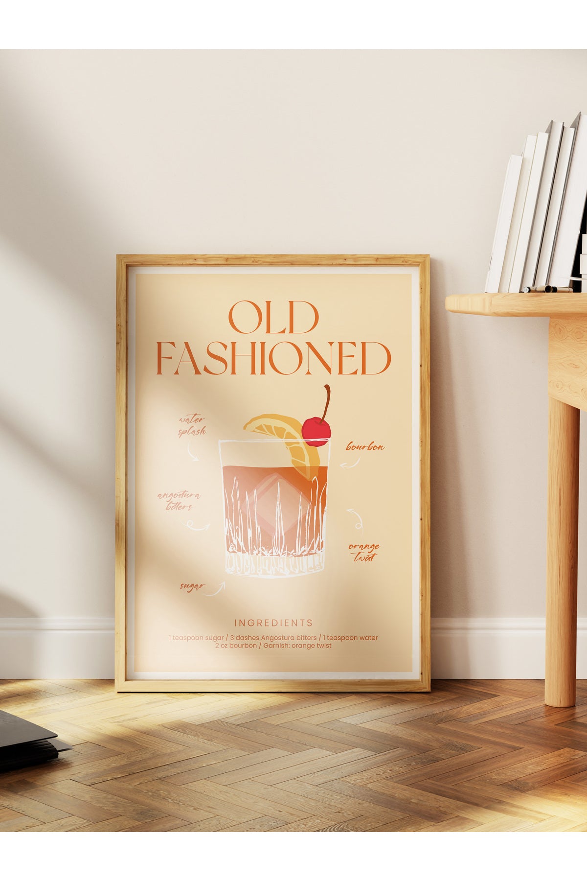 Kokteyl Temalı Duvar Posteri, Estetik Çerçevesiz Poster - Yatak Odası, Salon, Mutfak Duvar Dekoru