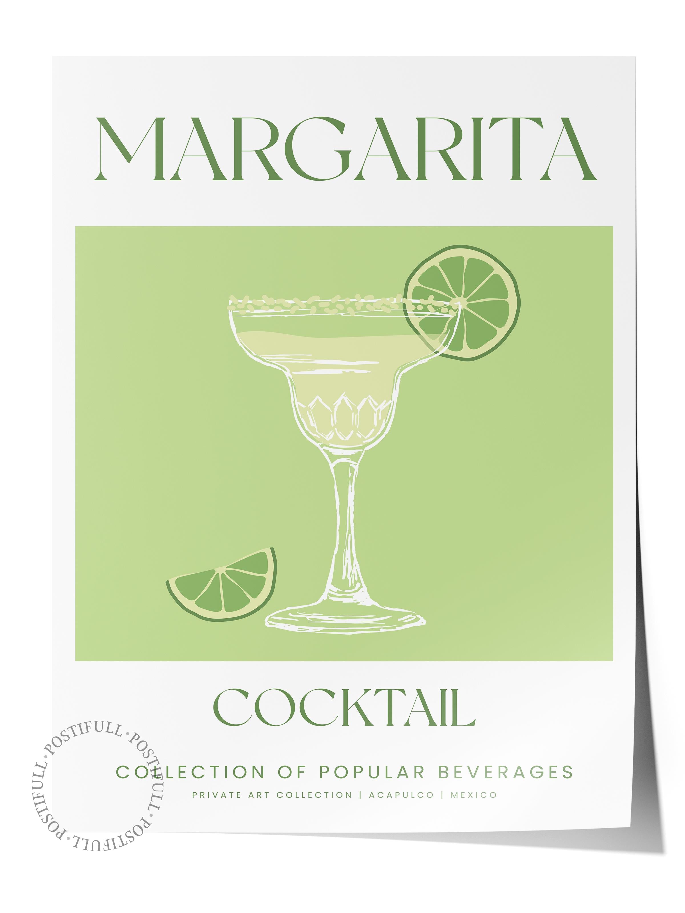 Kokteyl Temalı Duvar Posteri, Estetik Çerçevesiz Poster - Yatak Odası, Salon, Mutfak Duvar Dekoru