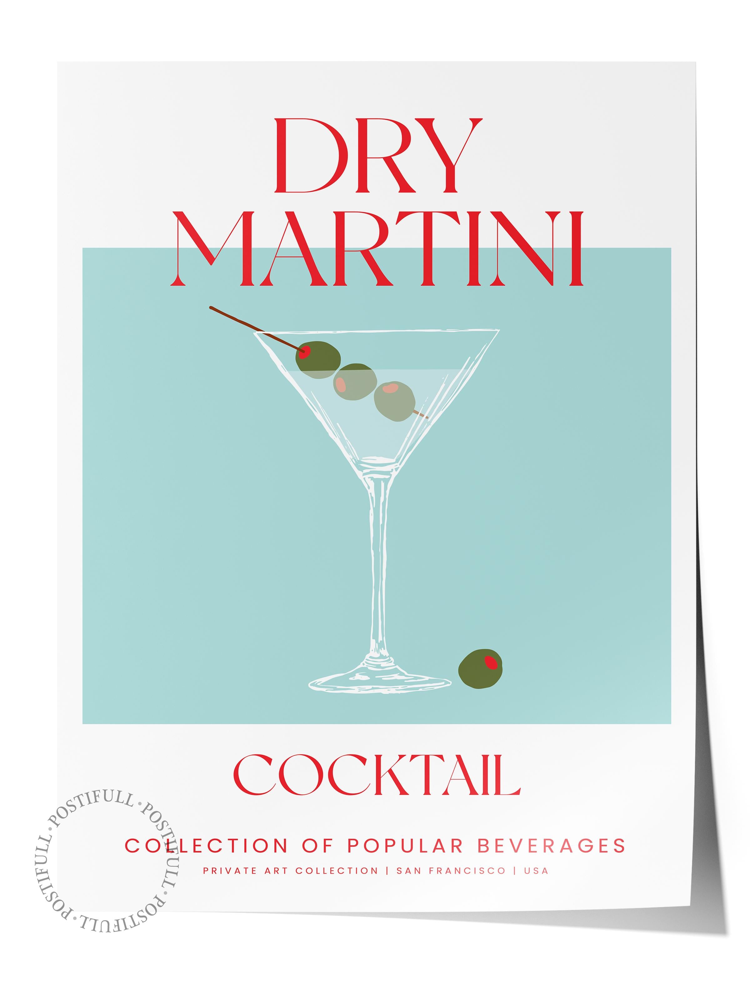 Kokteyl Temalı Duvar Posteri, Estetik Çerçevesiz Poster - Yatak Odası, Salon, Mutfak Duvar Dekoru