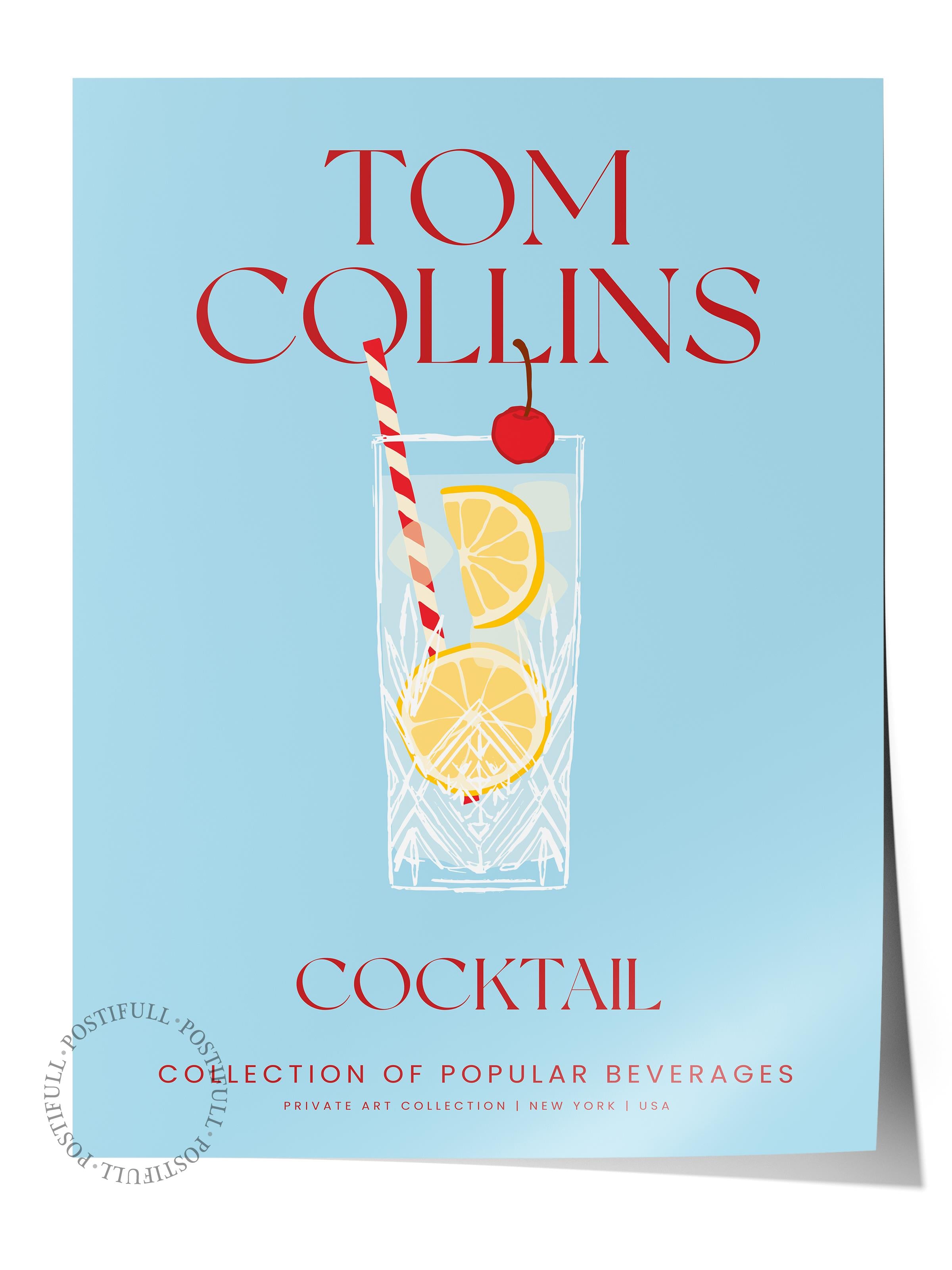 Kokteyl Temalı Duvar Posteri, Estetik Çerçevesiz Poster - Yatak Odası, Salon, Mutfak Duvar Dekoru