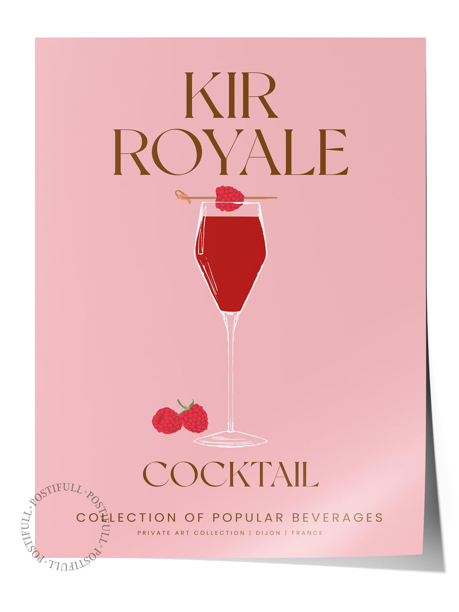KIR ROYALE Mutfak Temalı Çerçevesiz Poster