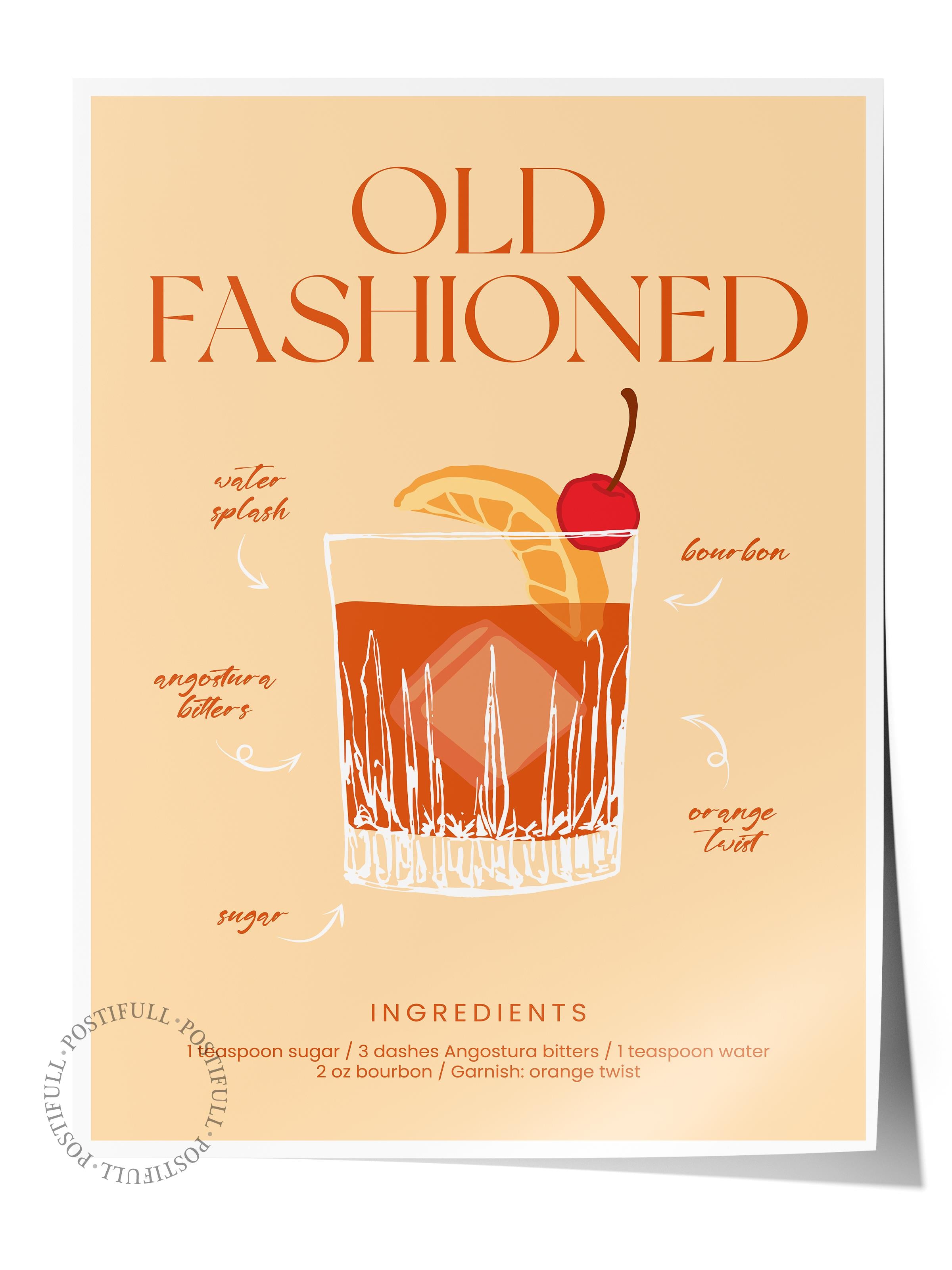 Kokteyl Temalı Duvar Posteri, Estetik Çerçevesiz Poster - Yatak Odası, Salon, Mutfak Duvar Dekoru