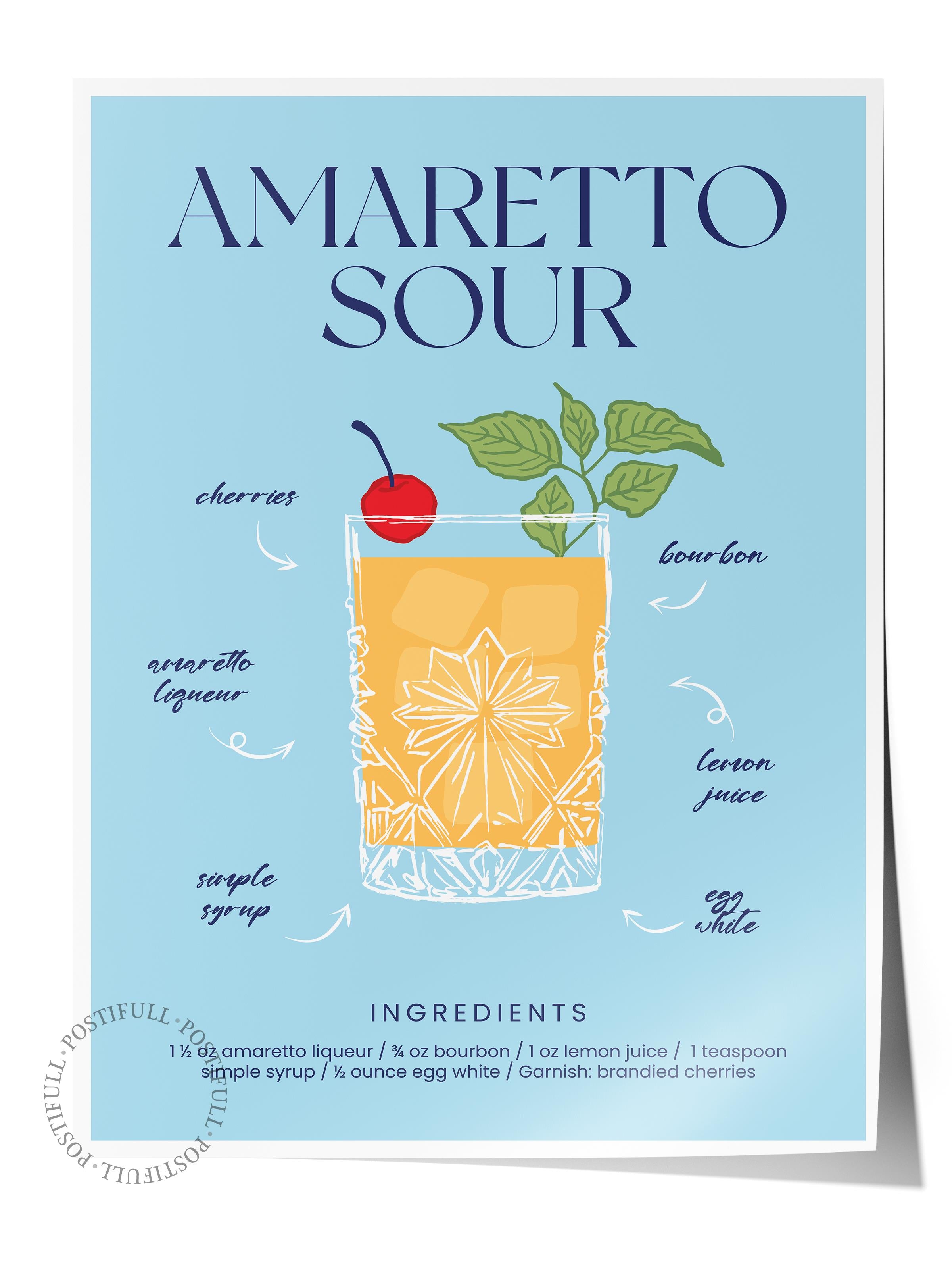 Kokteyl Temalı Duvar Posteri, Estetik Çerçevesiz Poster - Yatak Odası, Salon, Mutfak Duvar Dekoru