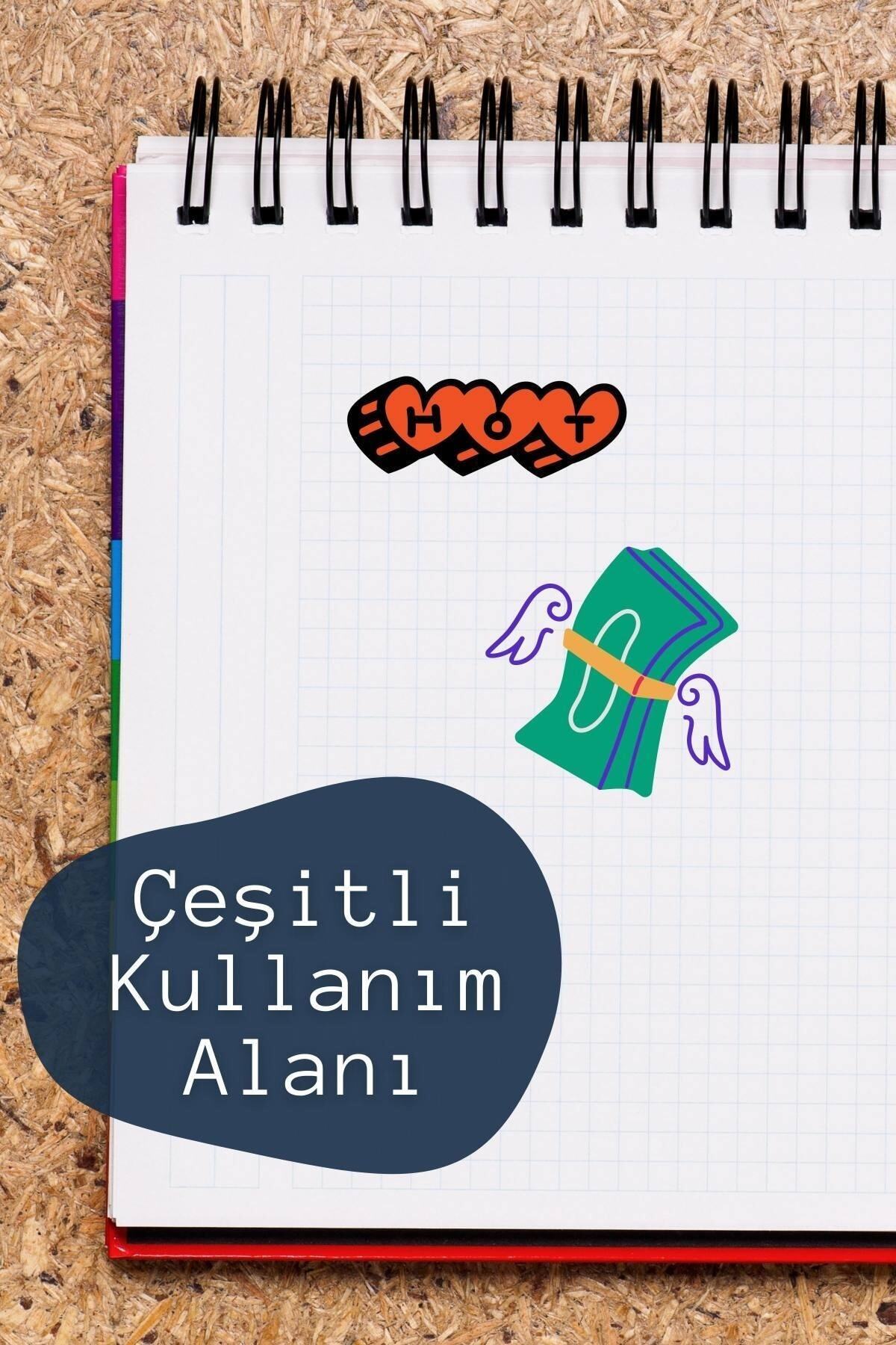 Kpop Temalı Sticker Seti - 96 Adet Etiket Seti- Telefon, Tablet, Defter Laptop Uyumlu Etiket
