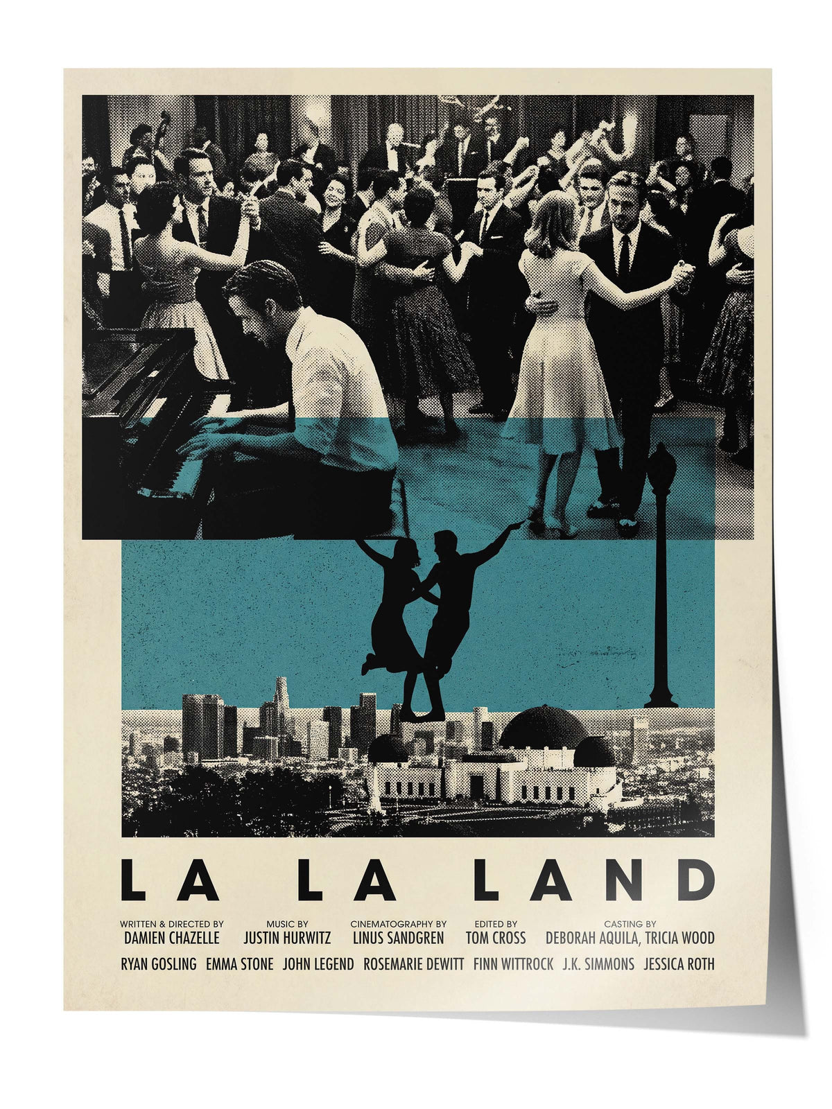 La La Land Posteri, Sinema ve Dizi Tablo Posterleri, Film Dizi Afişleri NO:112829