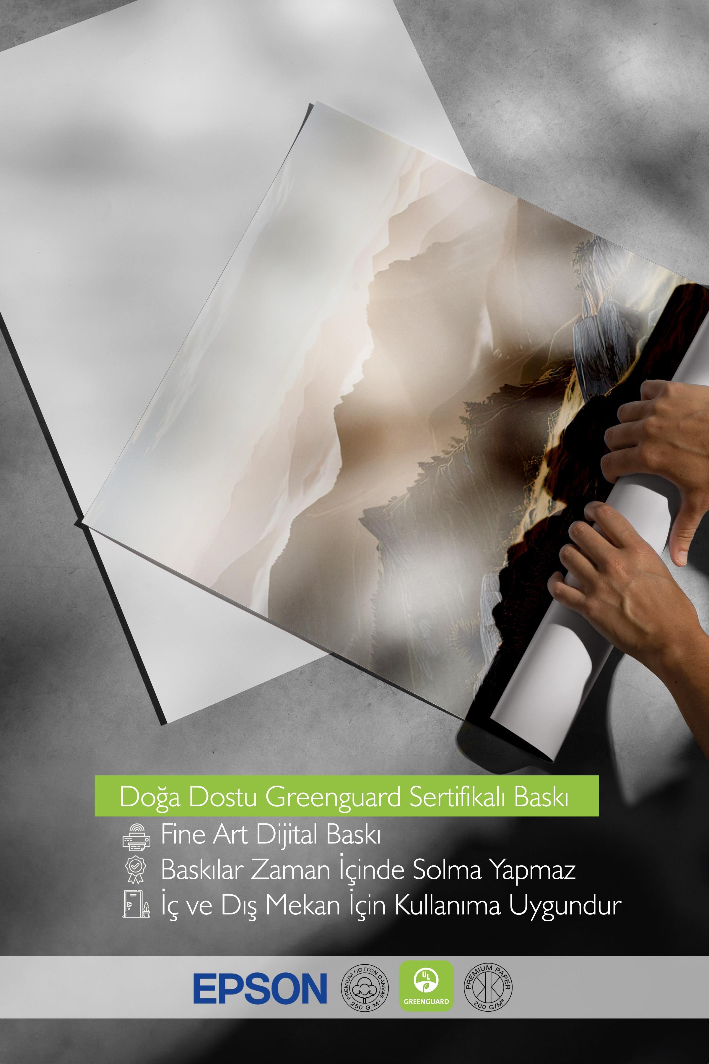 Landscape Sunrise Poster, Çerçevesiz Duvar Posteri, Dikey Duvar Tablosu Comfort Serisi NO:108342