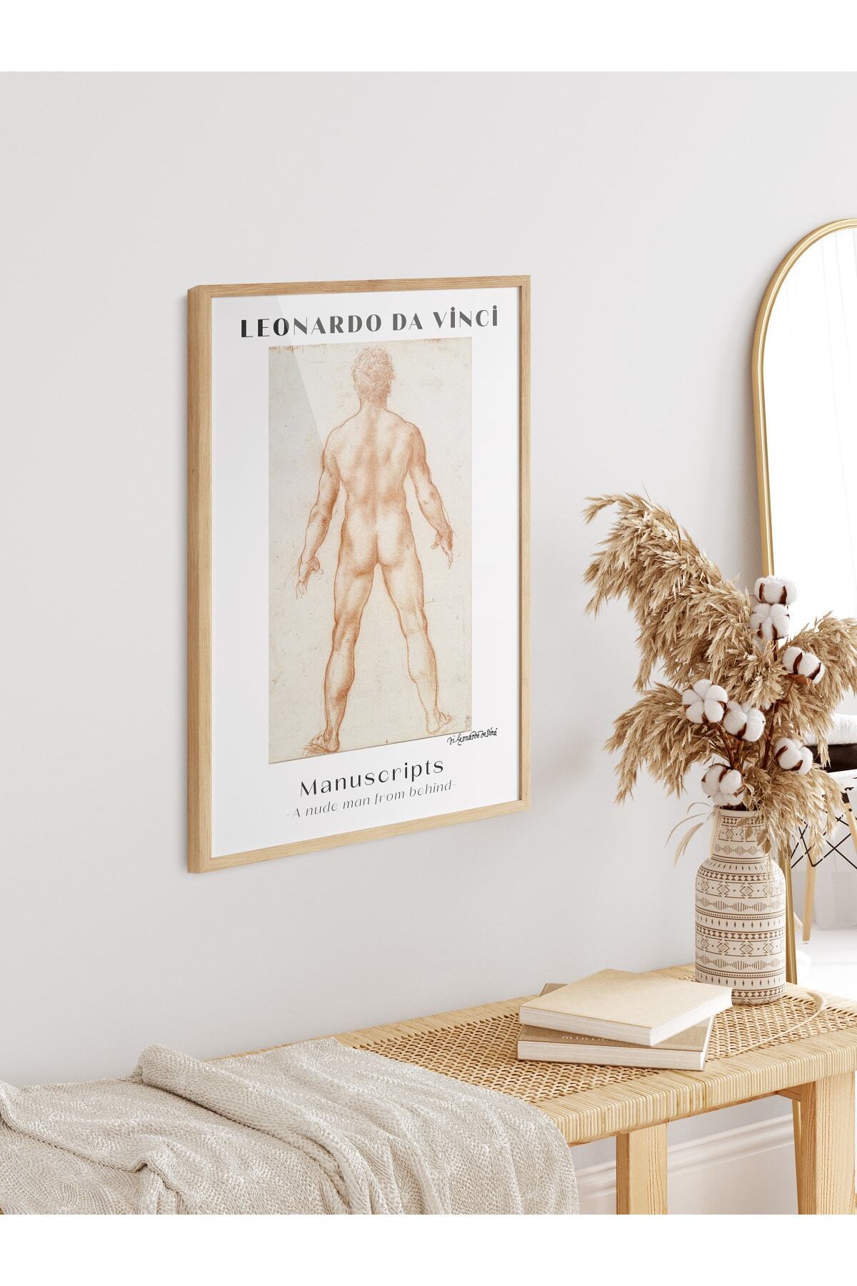 Leonardo Da Vinci Duvar Posteri - Duvar Dekoru - Sanat Serisi Posterleri - Kalın Kağıt - Çerçevesiz