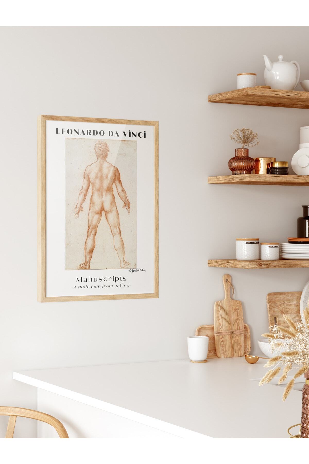 Leonardo Da Vinci Duvar Posteri - Duvar Dekoru - Sanat Serisi Posterleri - Kalın Kağıt - Çerçevesiz