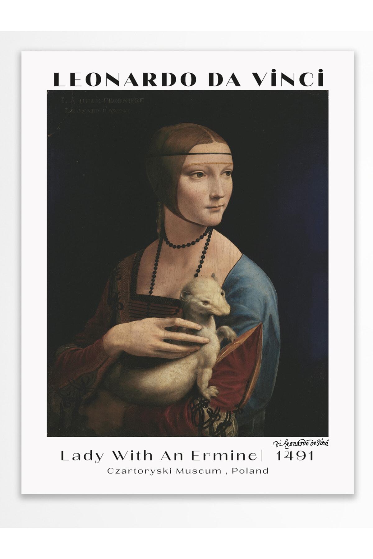Leonardo Da Vinci Duvar Posteri - Duvar Dekoru - Sanat Serisi Posterleri - Kalın Kağıt - Çerçevesiz