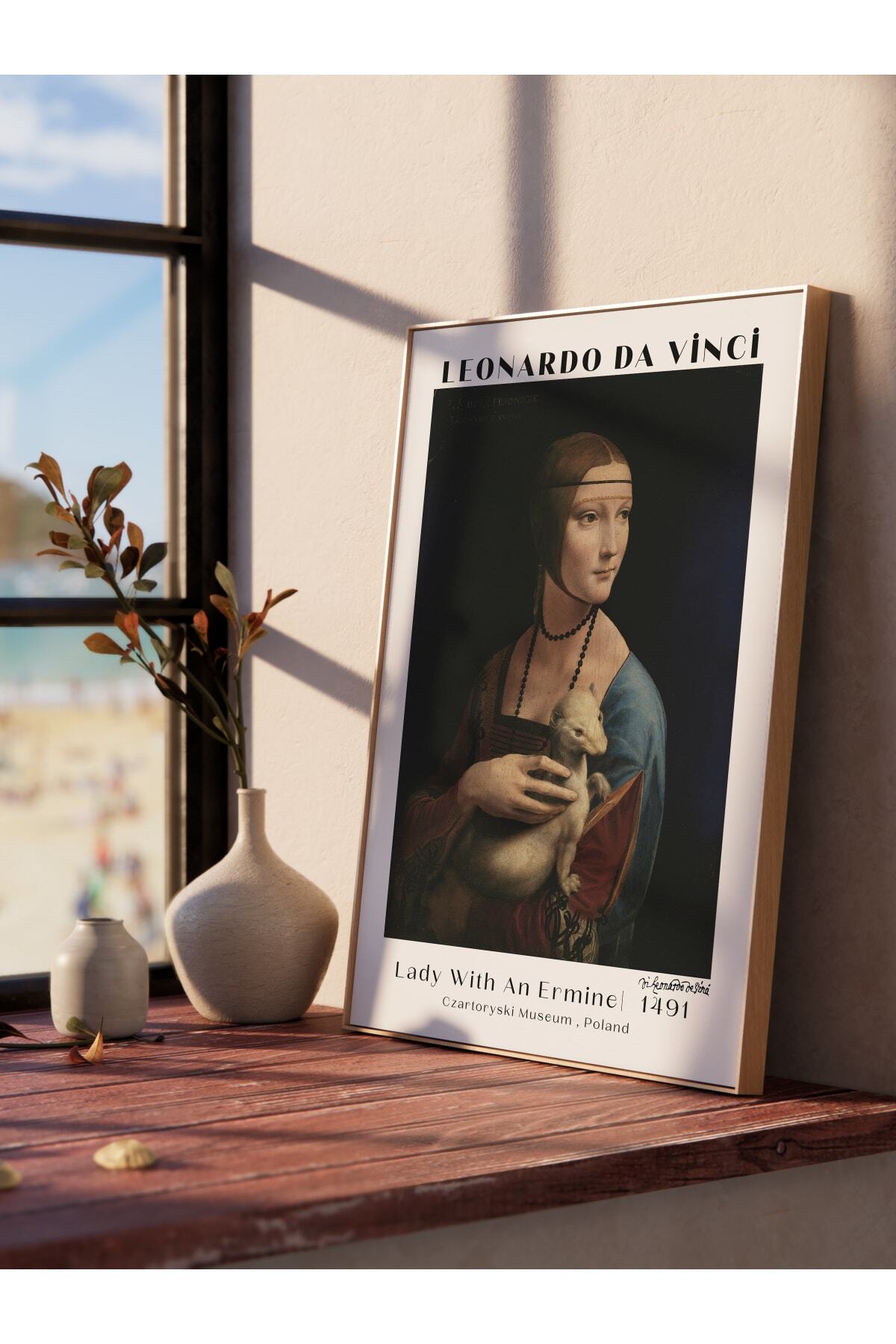 Leonardo Da Vinci Duvar Posteri - Duvar Dekoru - Sanat Serisi Posterleri - Kalın Kağıt - Çerçevesiz