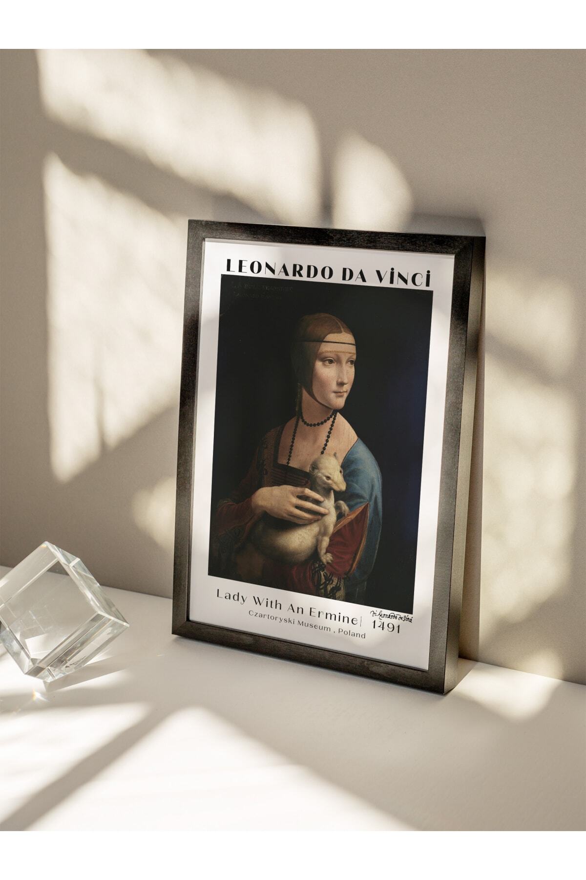 Leonardo Da Vinci Duvar Posteri - Duvar Dekoru - Sanat Serisi Posterleri - Kalın Kağıt - Çerçevesiz