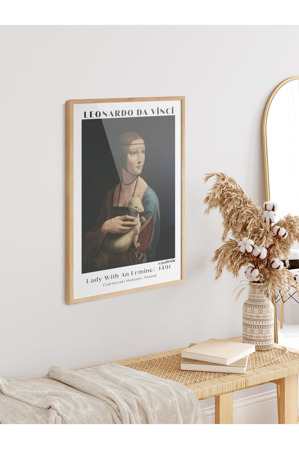 Leonardo Da Vinci Duvar Posteri - Duvar Dekoru - Sanat Serisi Posterleri - Kalın Kağıt - Çerçevesiz