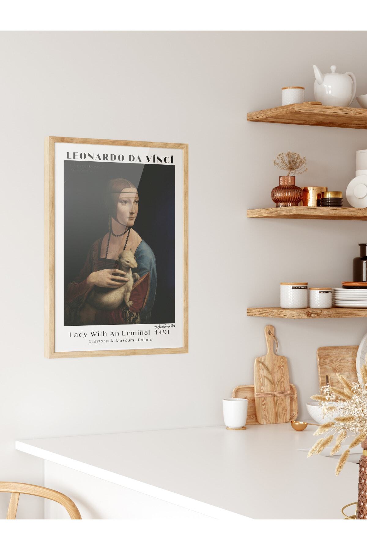 Leonardo Da Vinci Duvar Posteri - Duvar Dekoru - Sanat Serisi Posterleri - Kalın Kağıt - Çerçevesiz