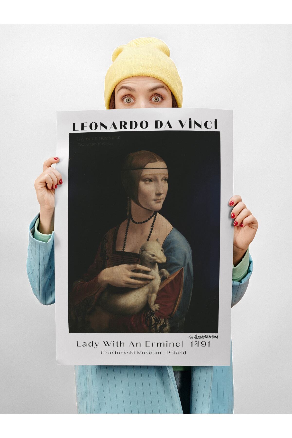 Leonardo Da Vinci Duvar Posteri - Duvar Dekoru - Sanat Serisi Posterleri - Kalın Kağıt - Çerçevesiz