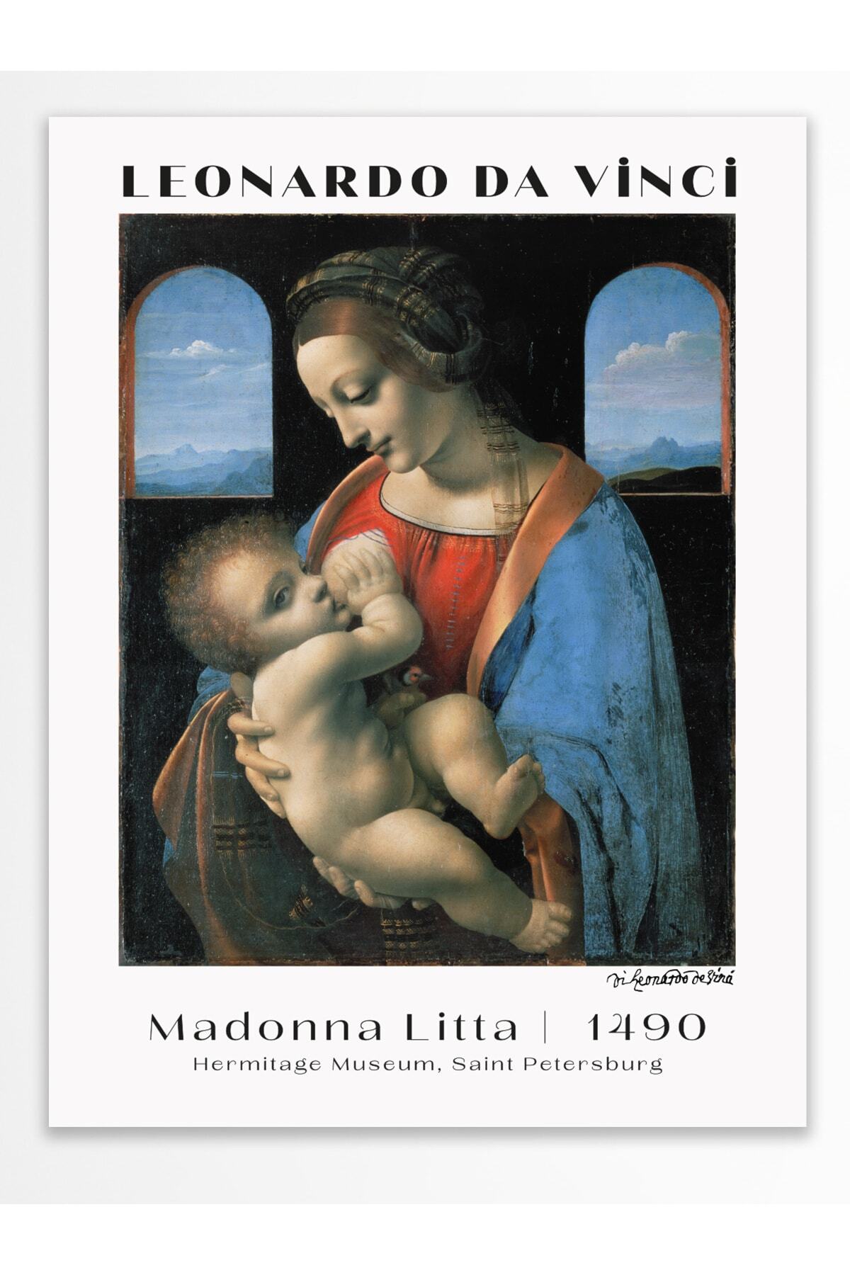 Leonardo Da Vinci Duvar Posteri - Duvar Dekoru - Sanat Serisi Posterleri - Kalın Kağıt - Çerçevesiz