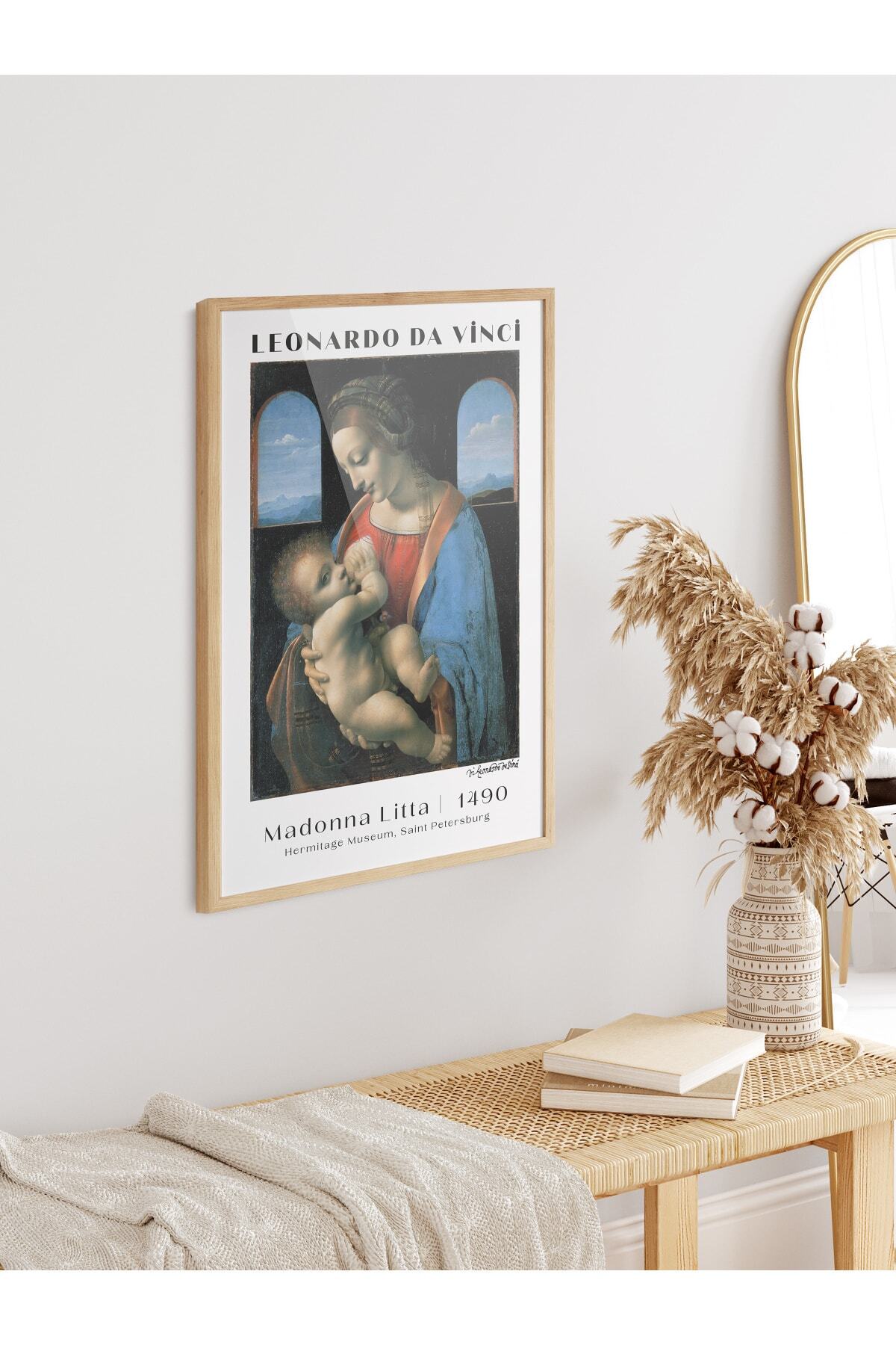 Leonardo Da Vinci Duvar Posteri - Duvar Dekoru - Sanat Serisi Posterleri - Kalın Kağıt - Çerçevesiz