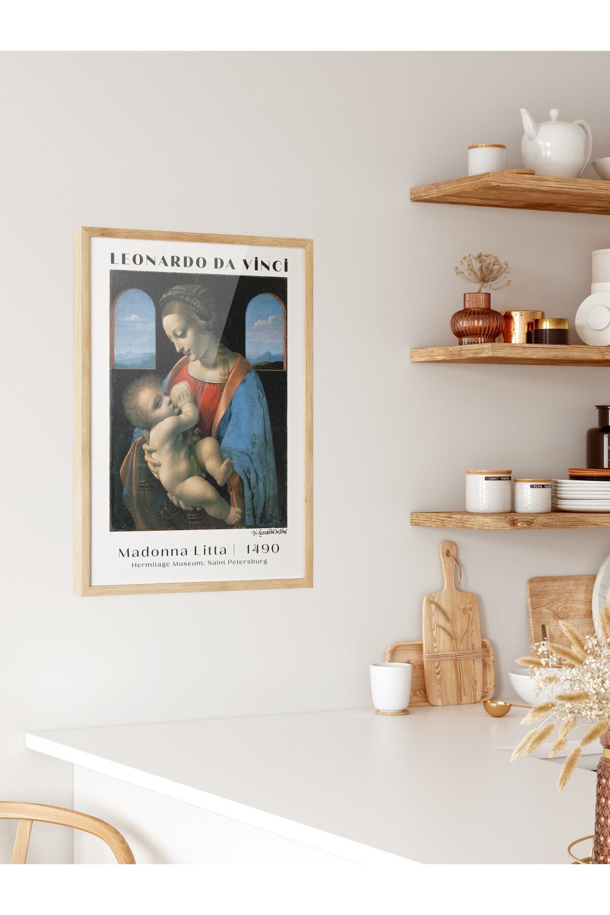 Leonardo Da Vinci Duvar Posteri - Duvar Dekoru - Sanat Serisi Posterleri - Kalın Kağıt - Çerçevesiz